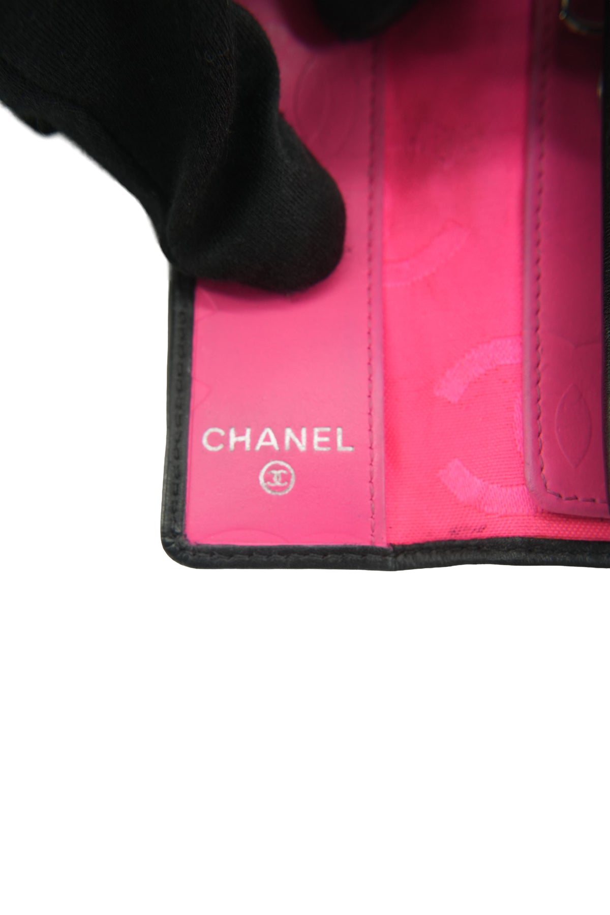 Chanel black Cambon key holder 16459524