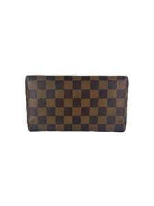 Louis Vuitton damier ebene Sarah wallet TH1039