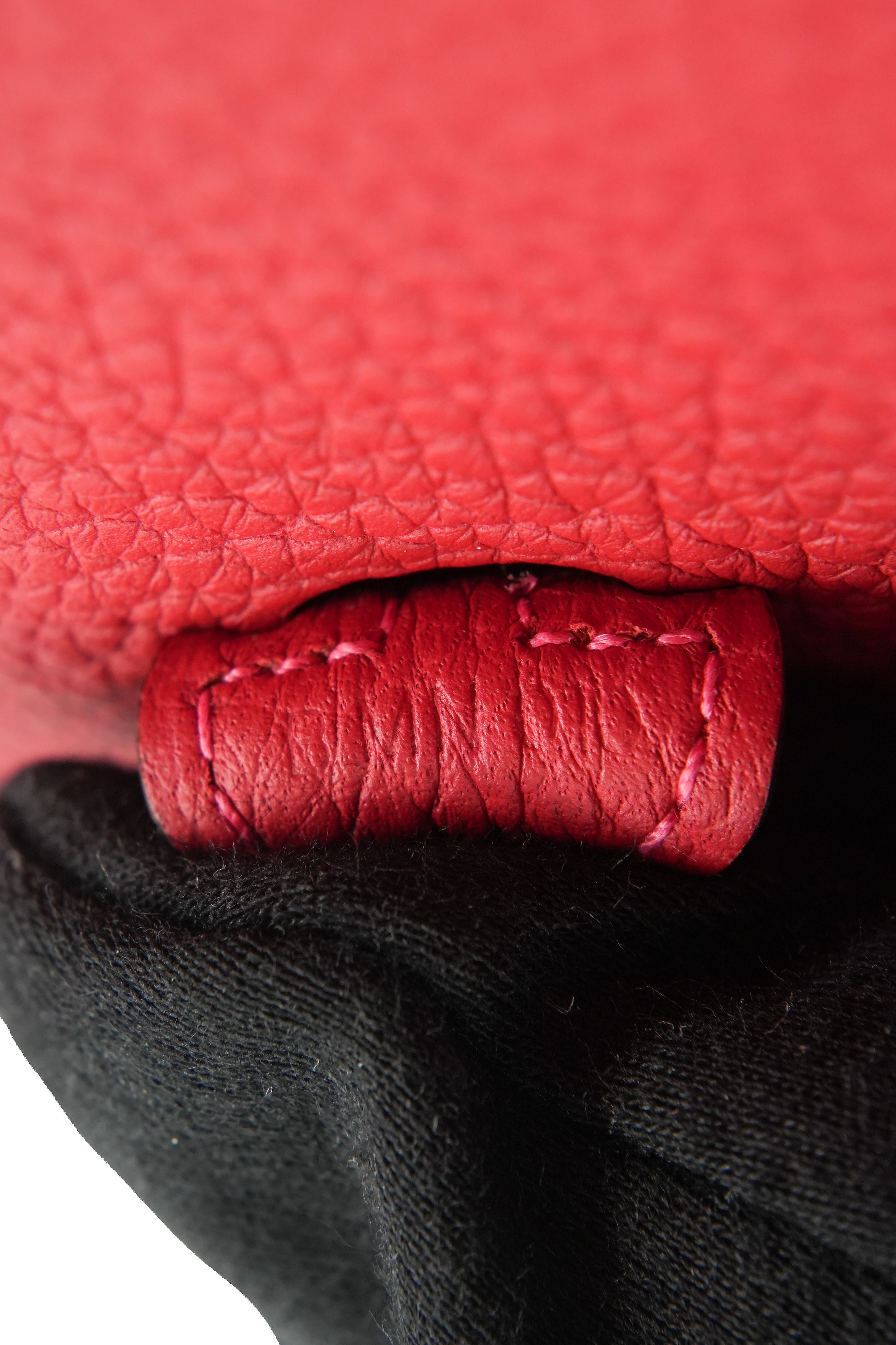 Hermès red Clemence evelyne 16 TPM B