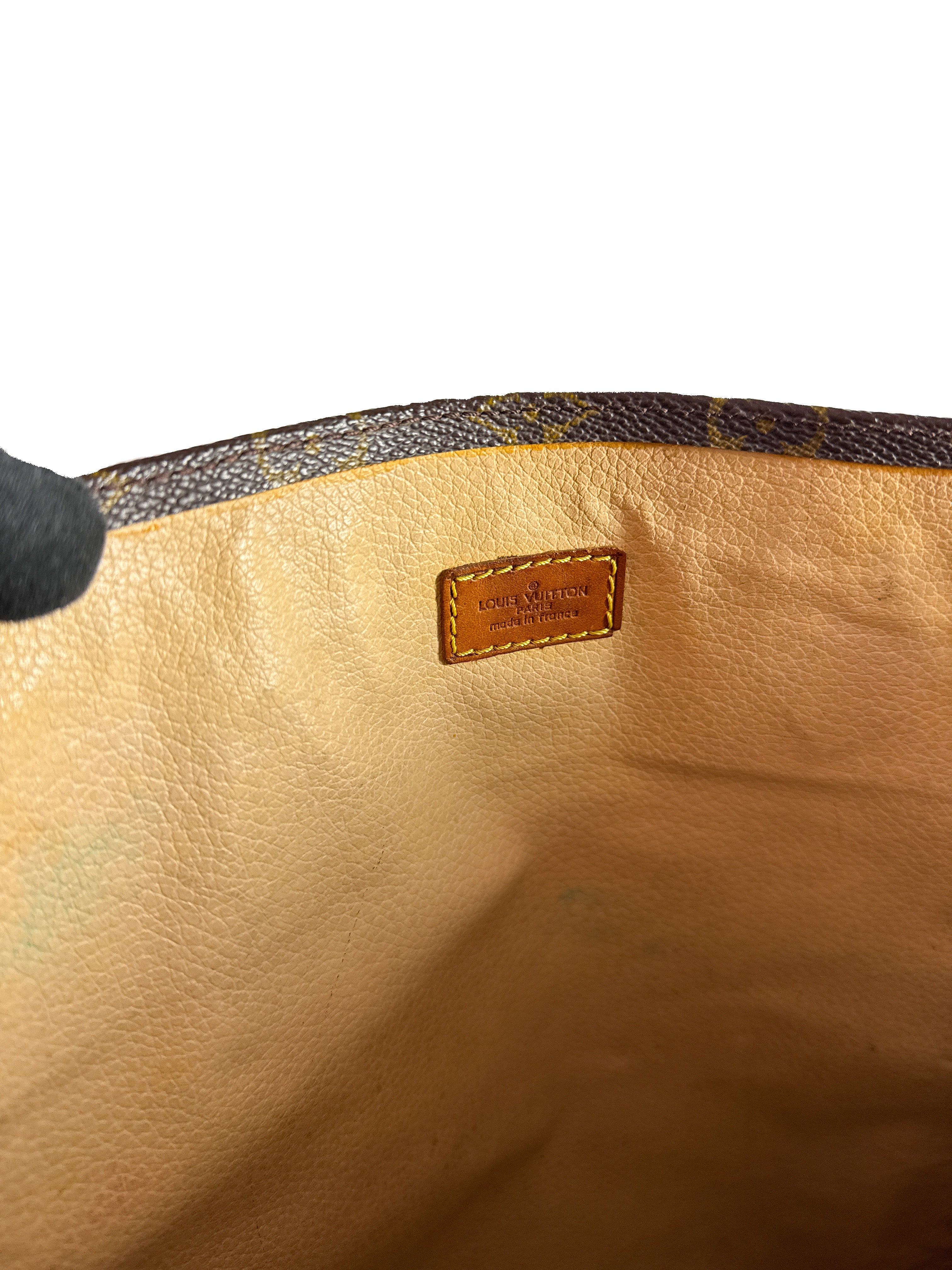 Louis Vuitton monogram Sac Plat tote 862