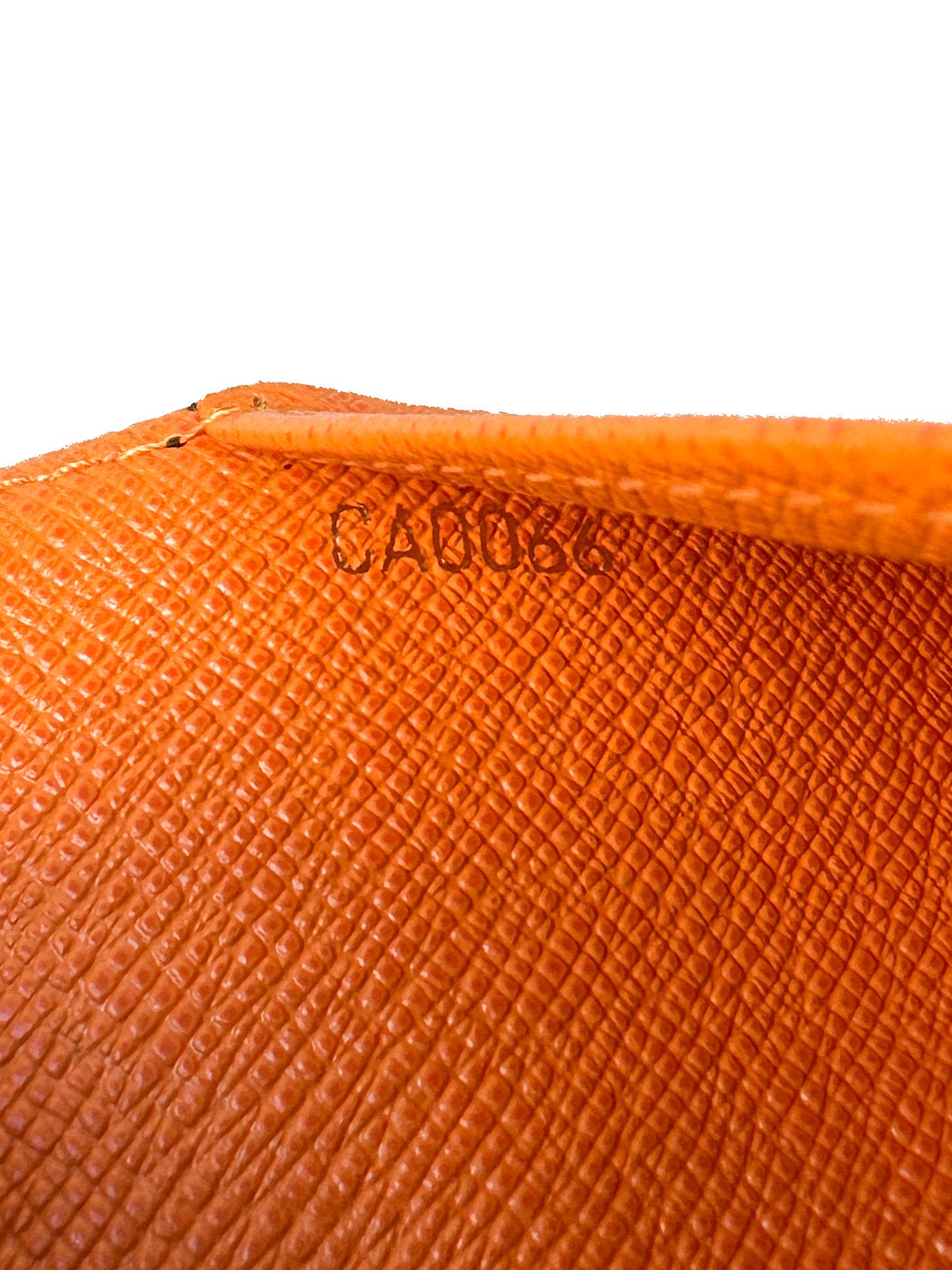 Louis Vuitton monogram Koala small ring agenda orange CA0066