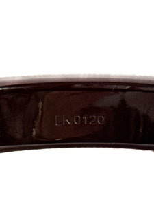 Louis Vuitton brown/gold inclusion bangle PM