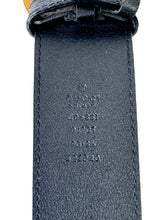 Gucci black GG gold tone Marmont belt size 90