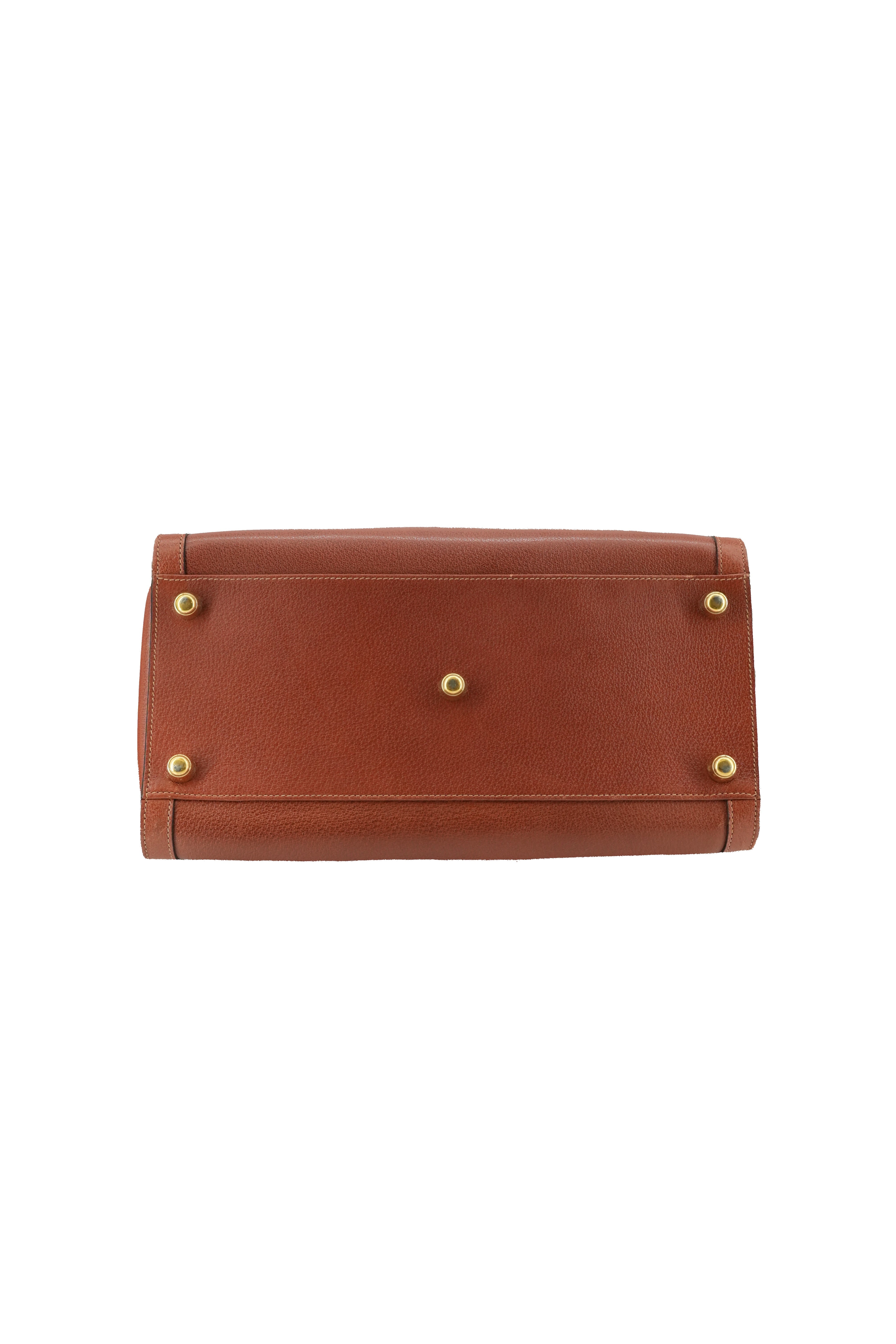 Gucci brown vintage weekender bag 012-122-3435