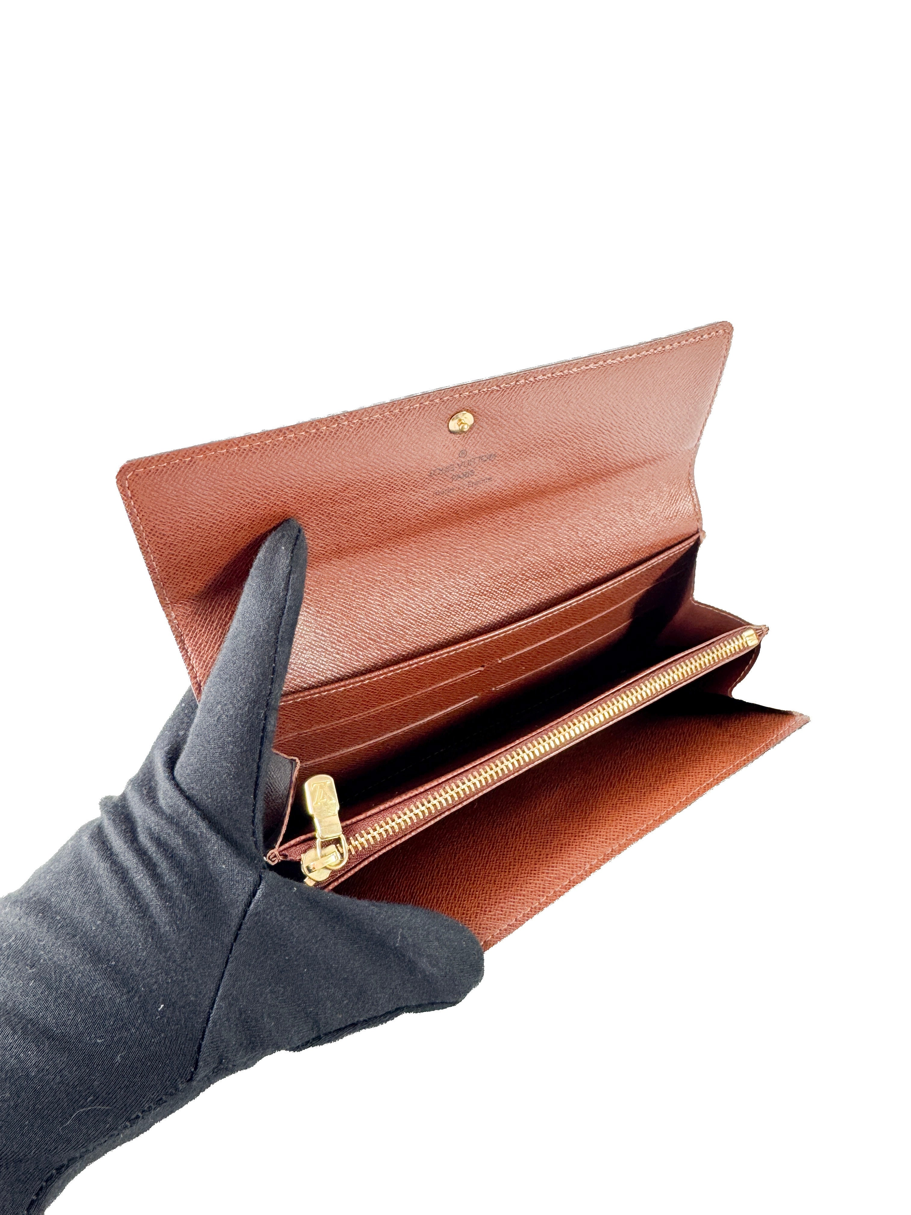 Louis Vuitton monogram Sarah wallet MI1025