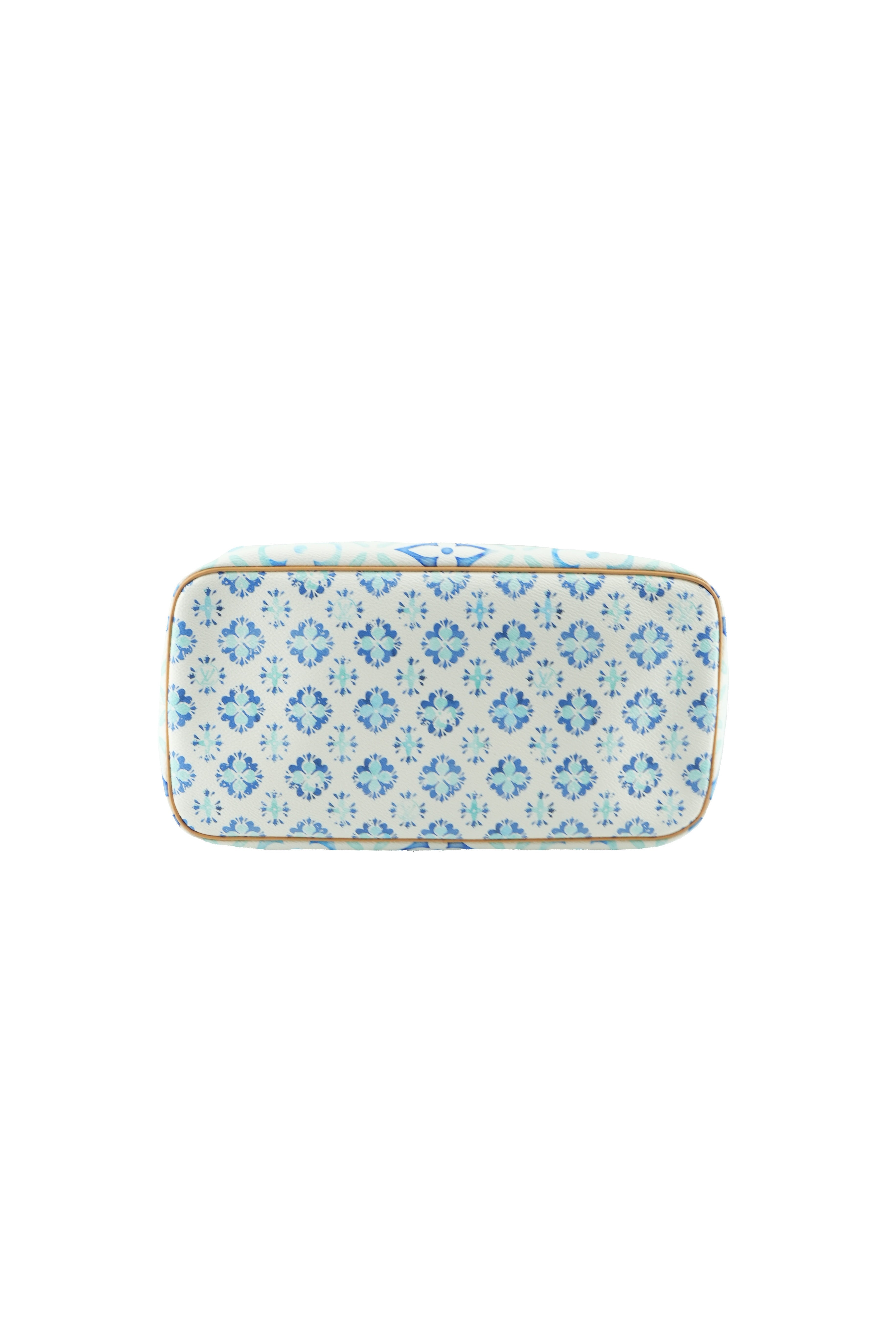 Louis Vuitton monogram Tiles by the Pool Neverfull MM lagoon blue NFC
