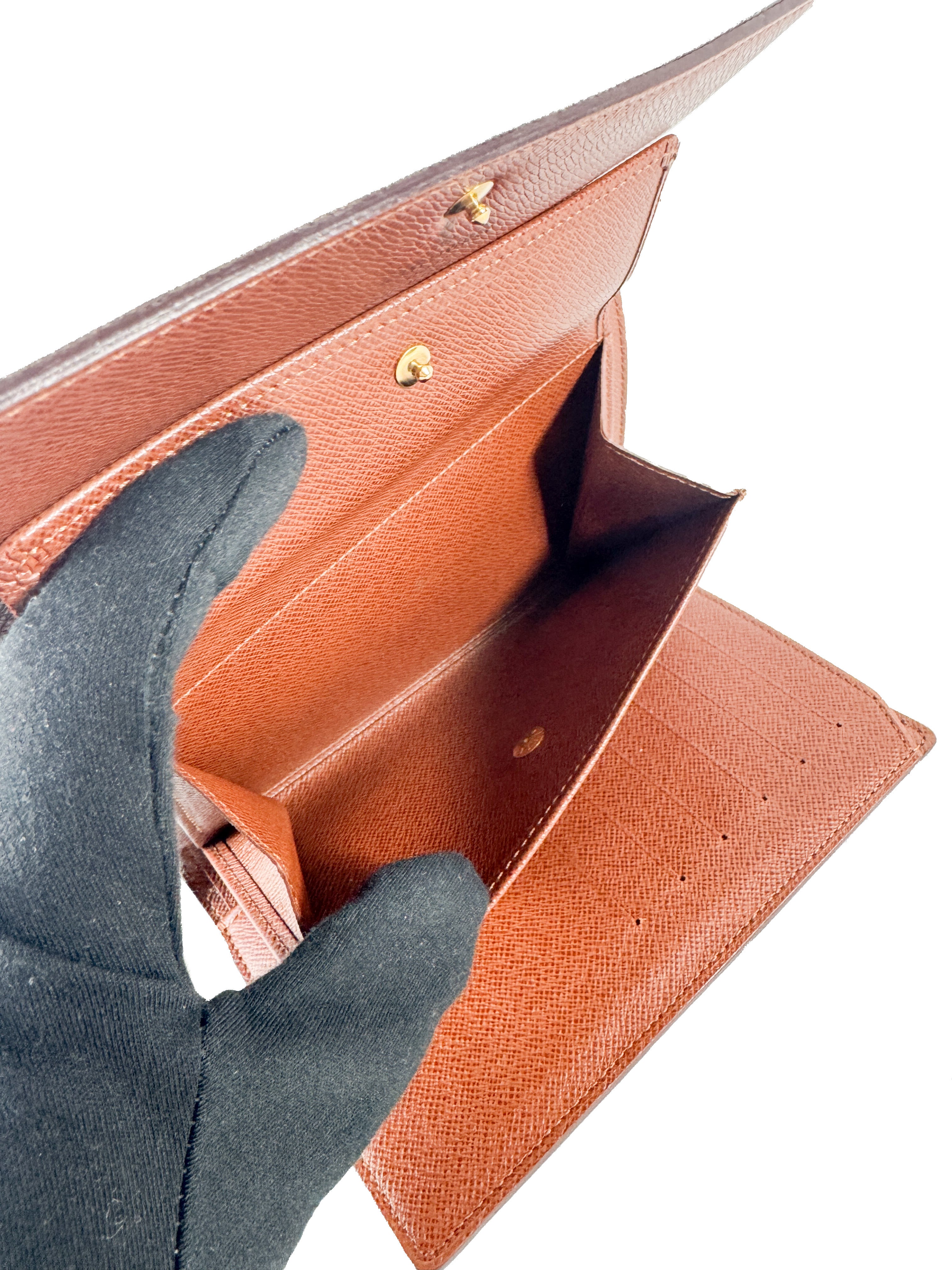 Louis Vuitton Monogram Porte Tresor Etui Papier wallet SP0031