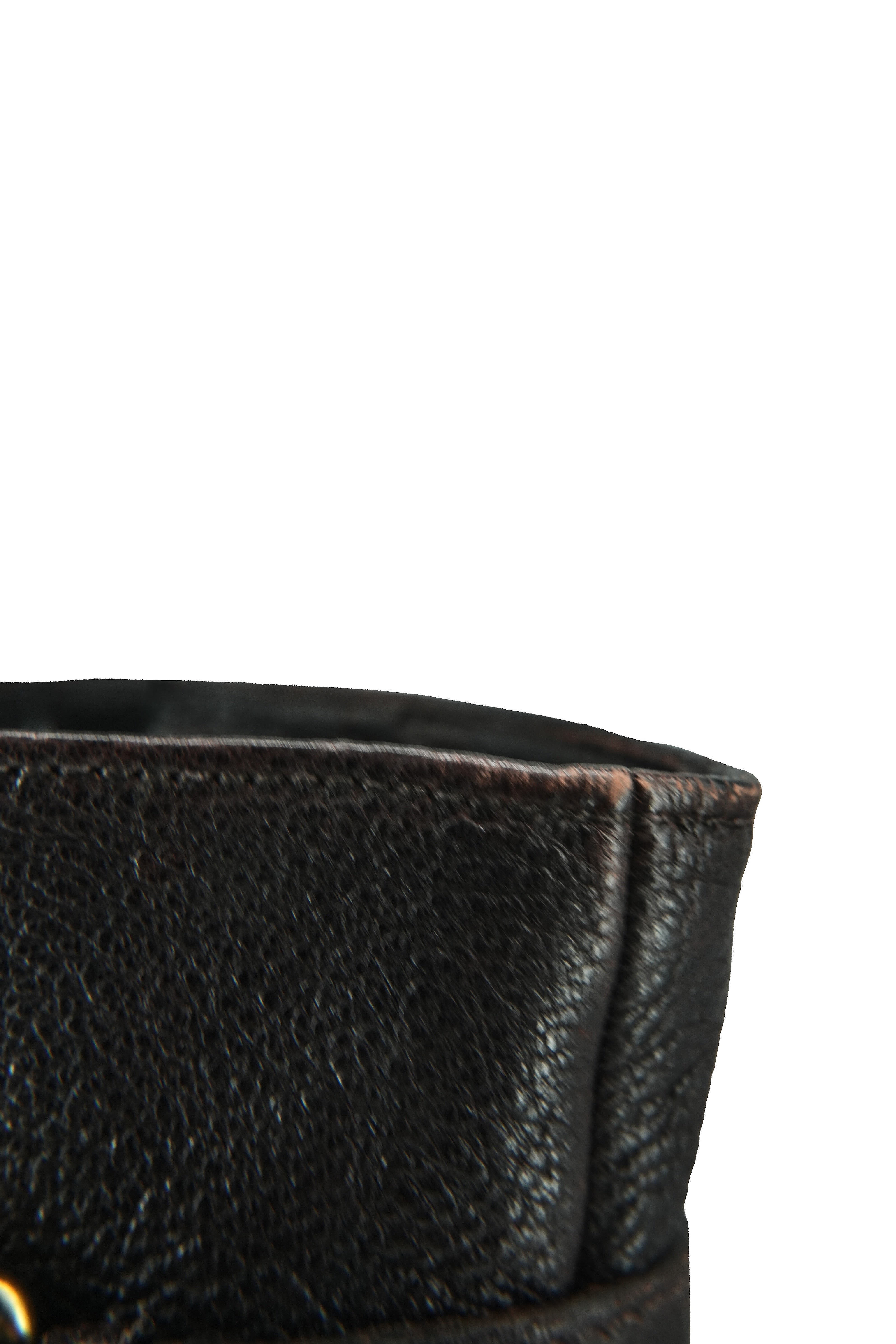 Prada brown leather riding boots size 38.5