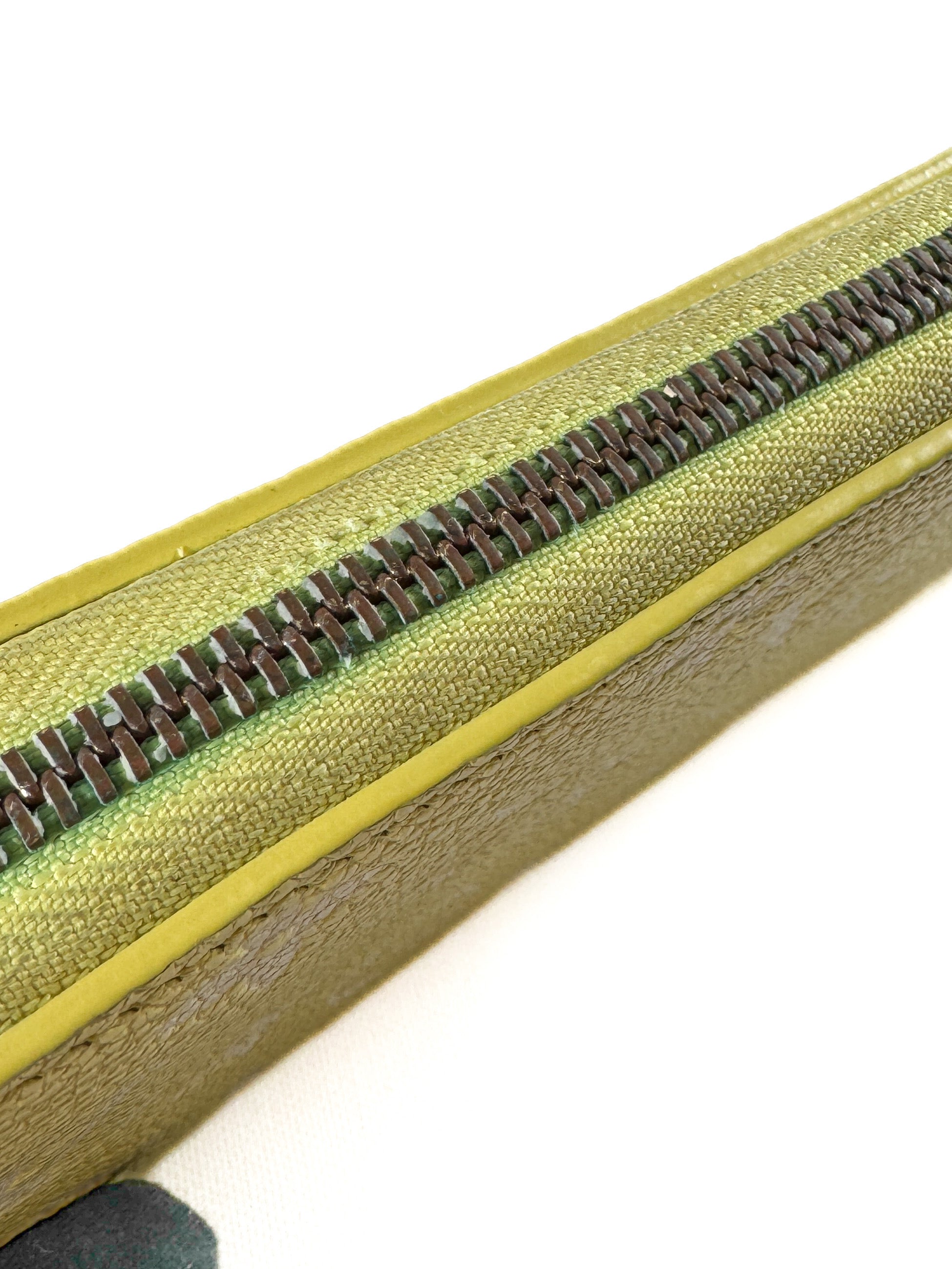 Louis Vuitton yellow empreinte monogram Spring in the City zippy wallet (microchipped)