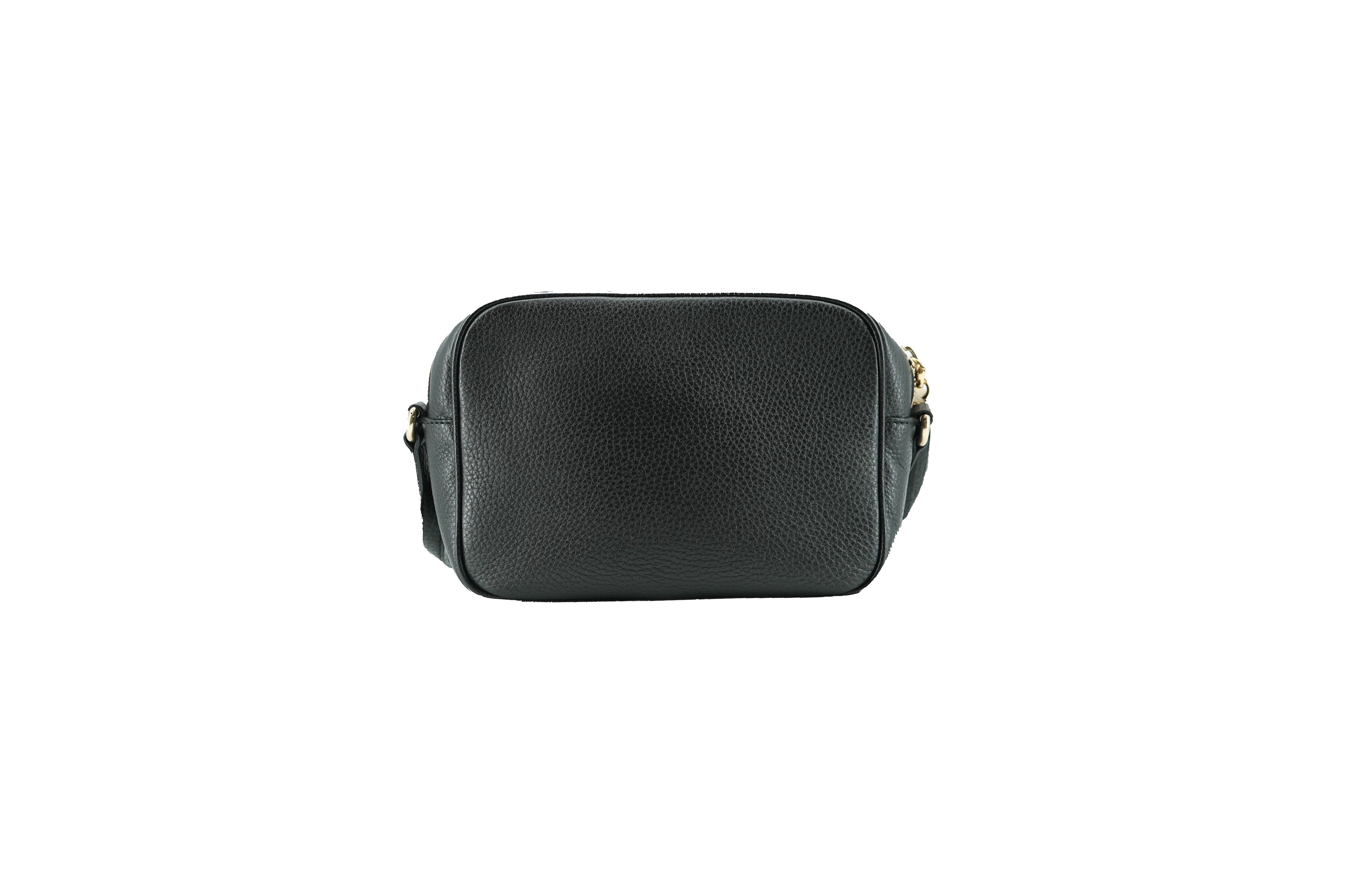 Gucci black leather Soho Disco crossbody 303364 493879