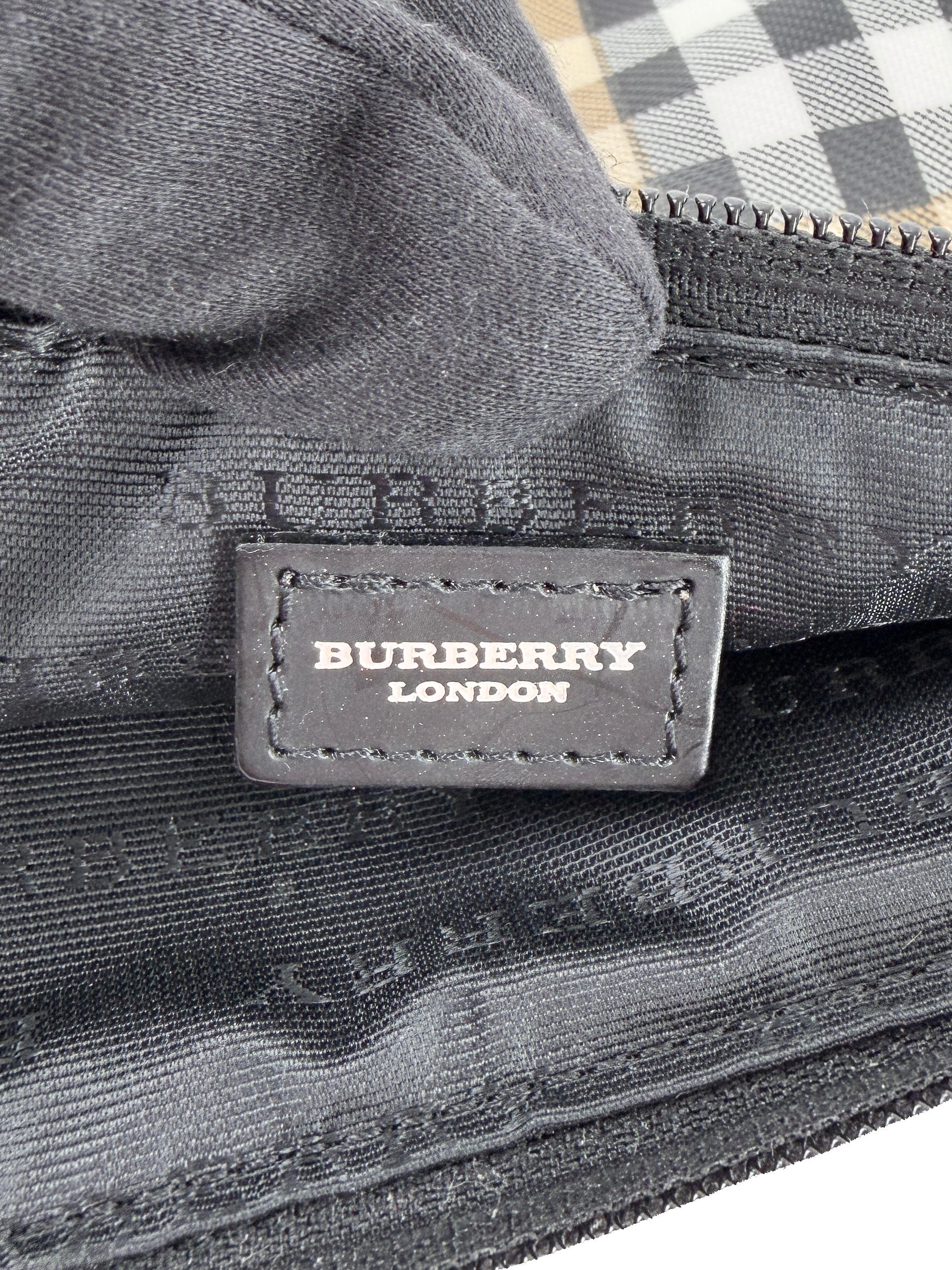 Burberry mini check shoulder bag T-02-1