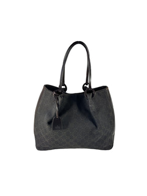 Gucci brown signature canvas tote 101920213048
