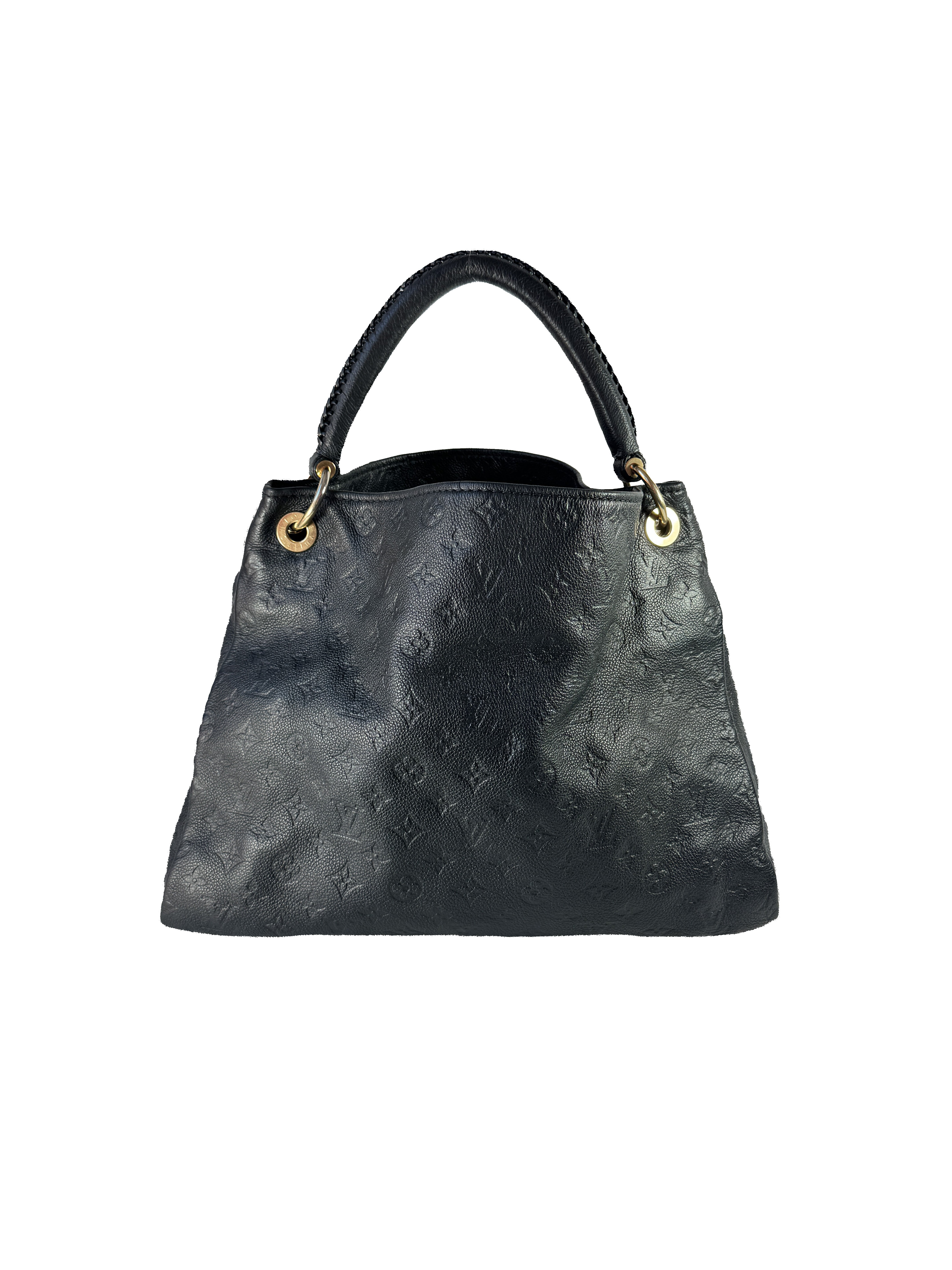 Louis Vuitton monogram black empreinte Artsy MM CA1185