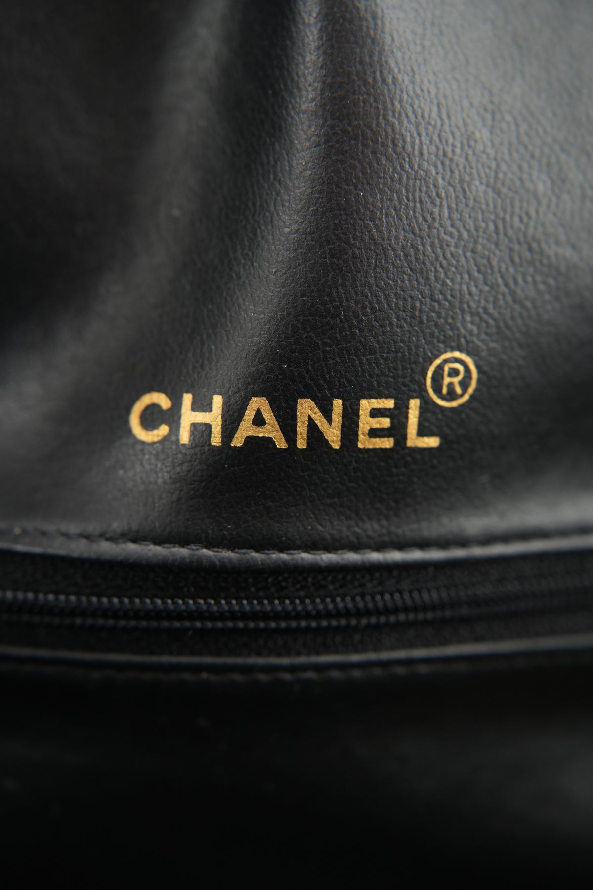 Chanel black white leather quilted Bowler Duffle bag 3583540