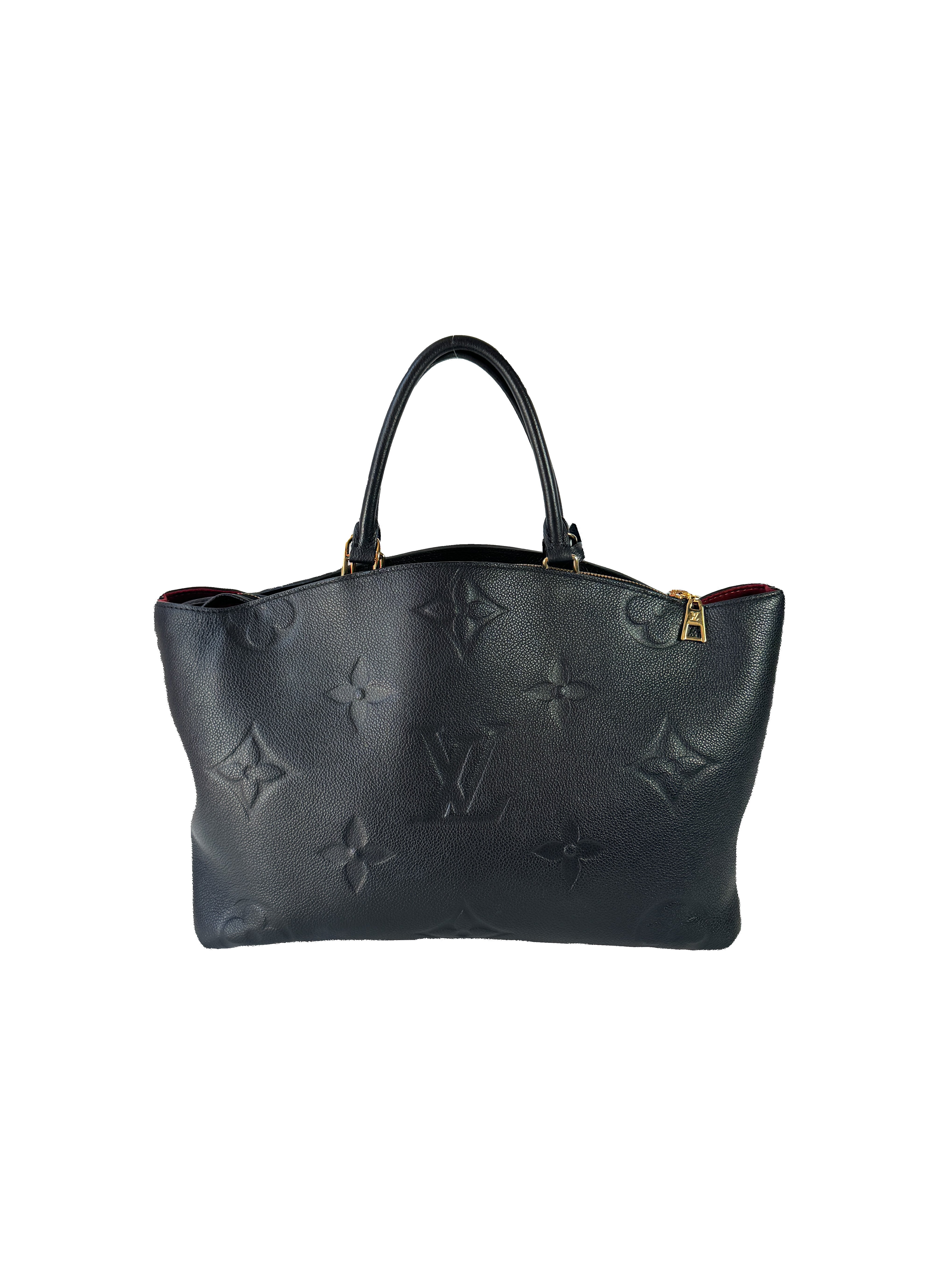Louis Vuitton black Empreinte Grand Palais MM Shoulder Bag NFC