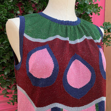 M Missoni burgundy multicolor knit dress size 6