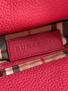 Burberry hot pink leather Leah crossbody **as is**