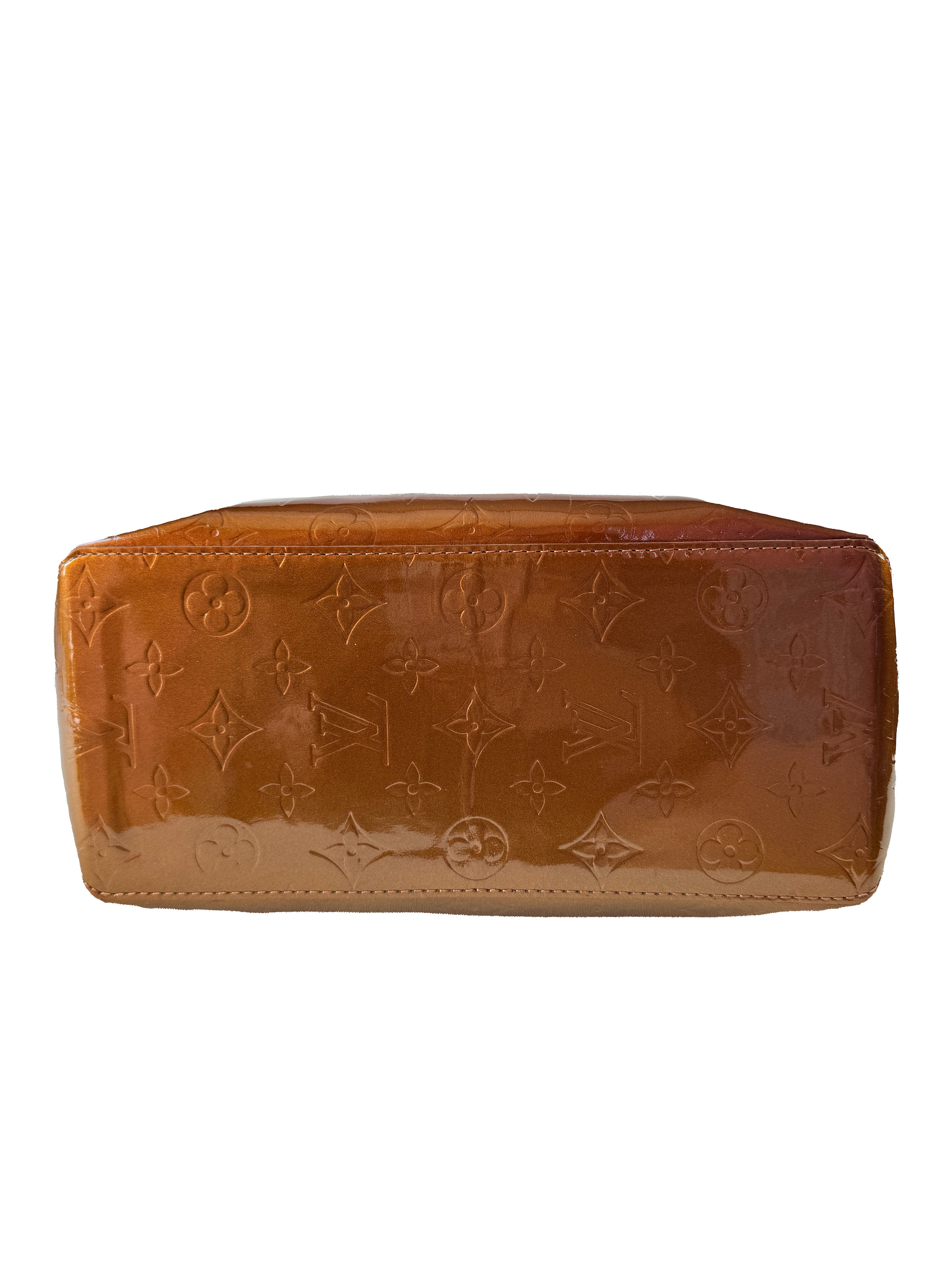 Louis Vuitton bronze vernis Reade MM tote