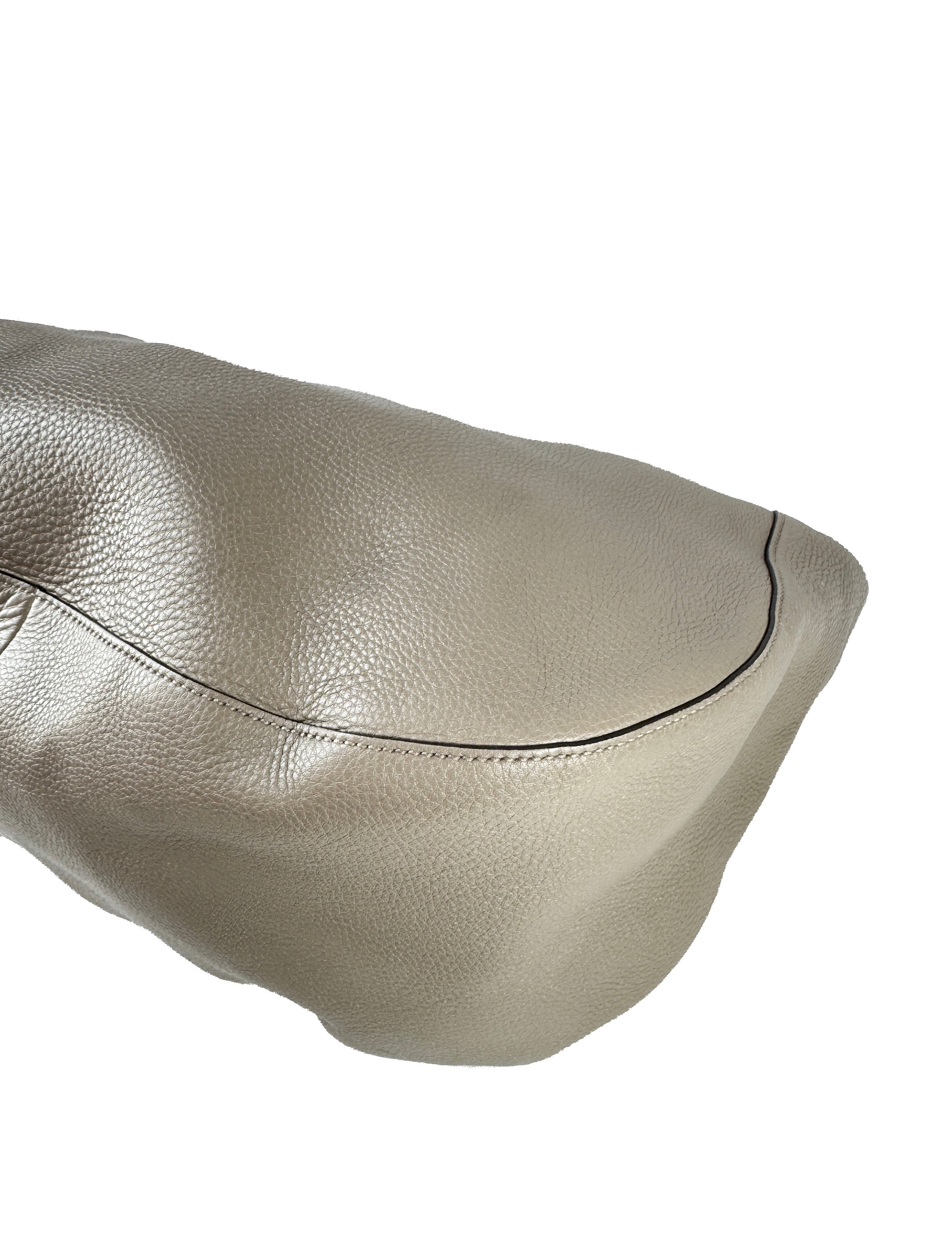 Gucci gray leather Twill shoulder bag 309531502752