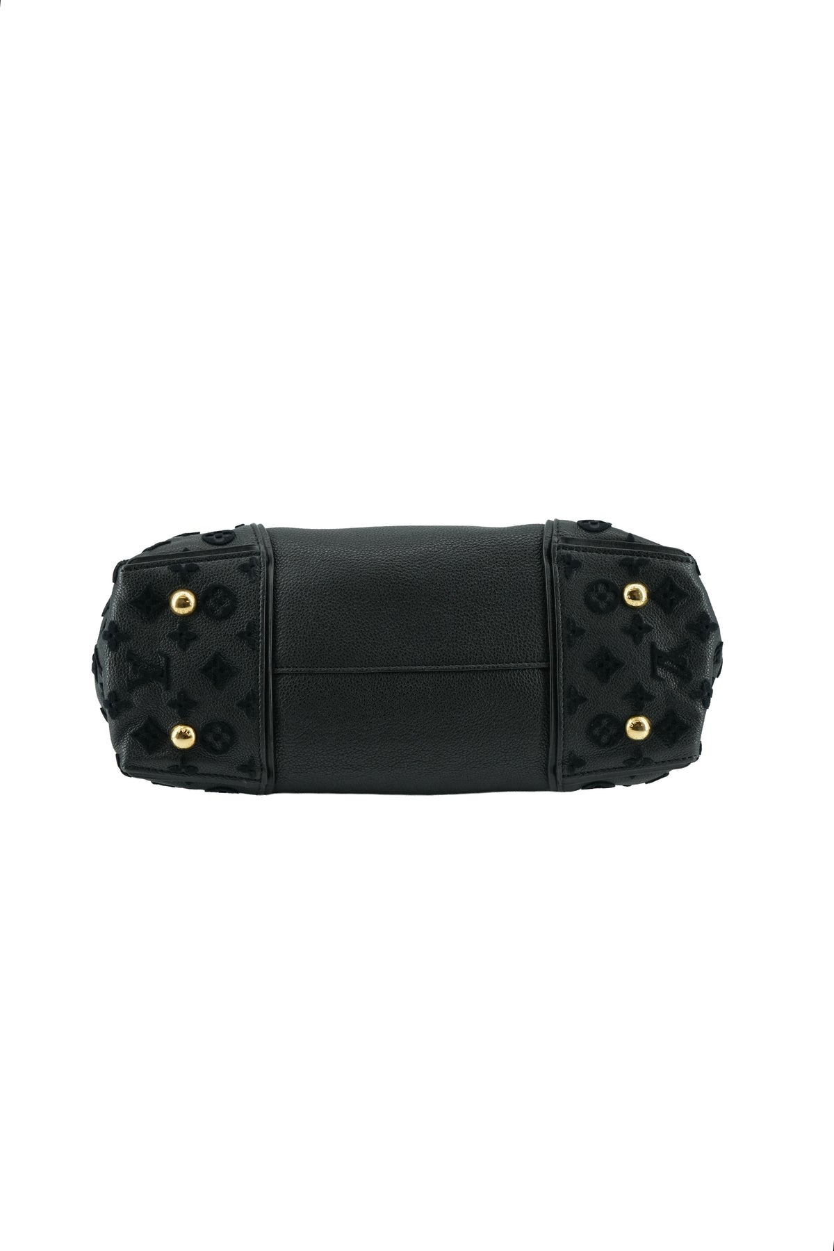 Louis Vuitton monogram black W tote PM TR0175