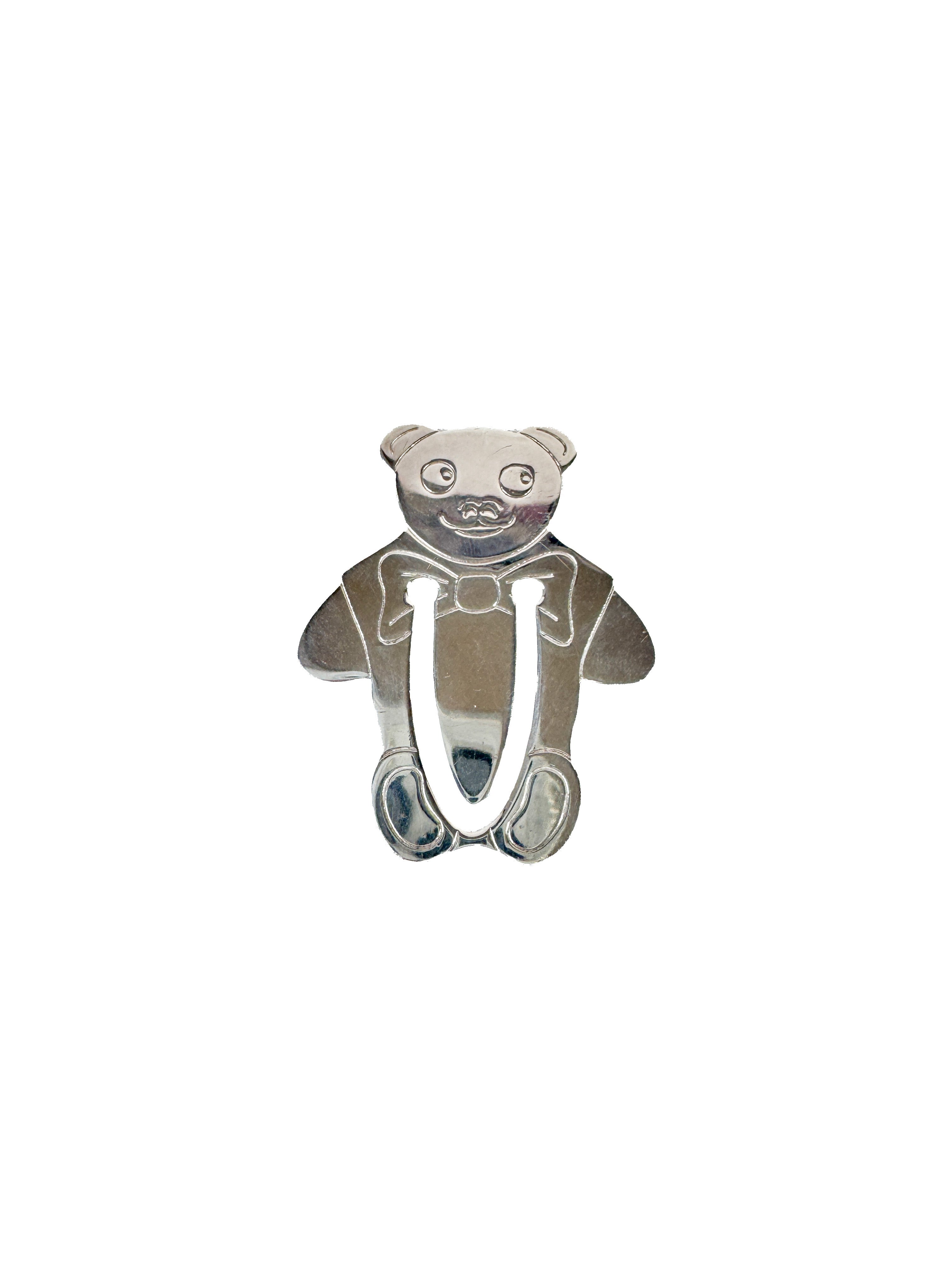 Tiffany & Co sterling silver Bear bookmark