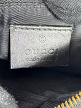 Gucci black leather GG key case 496334