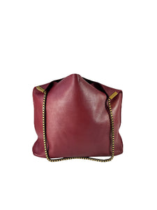 Saint Laurent red Suzanne chain strap shoulder bag  0720