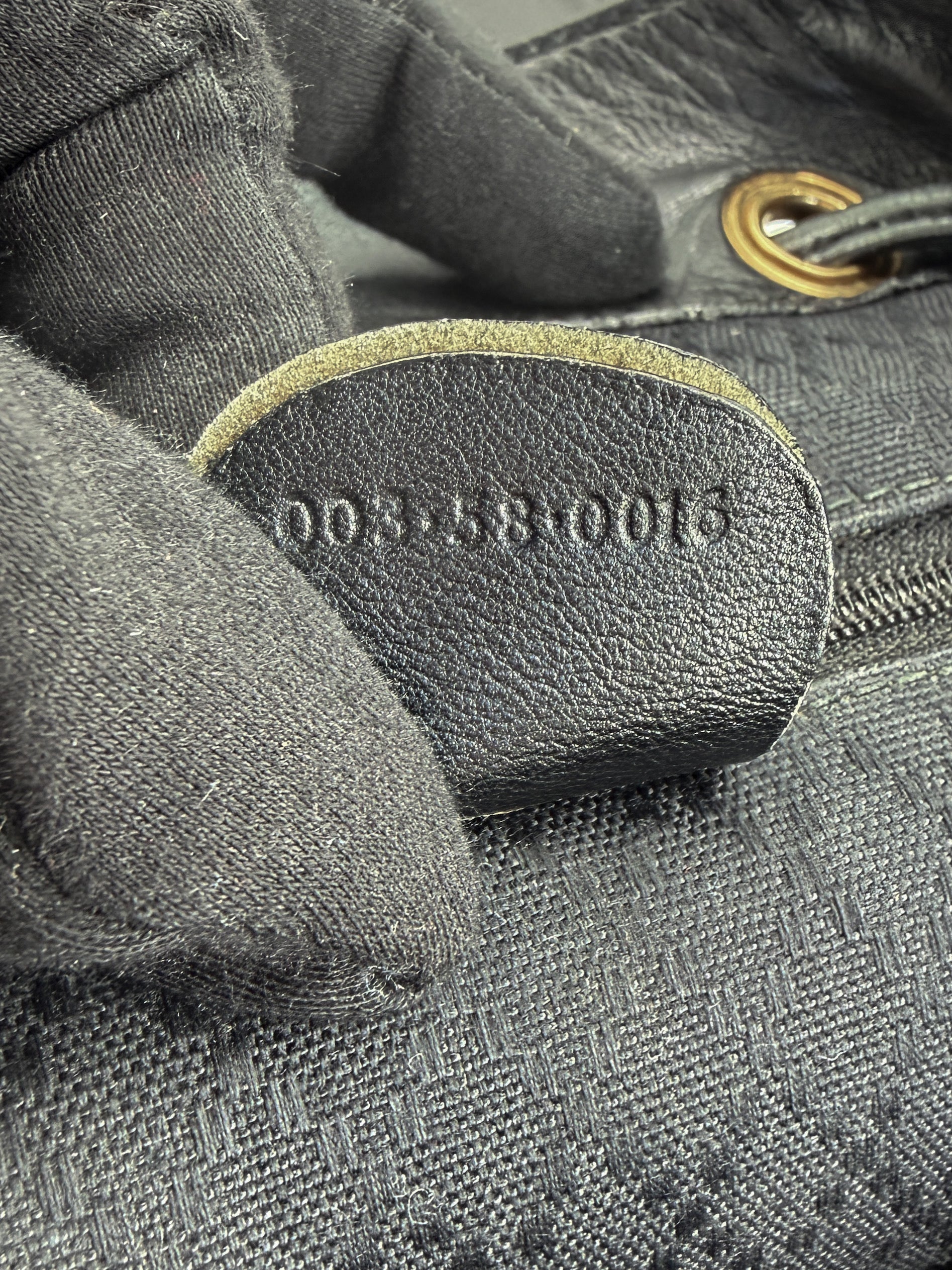 Gucci black Bamboo handle backpack 3580016