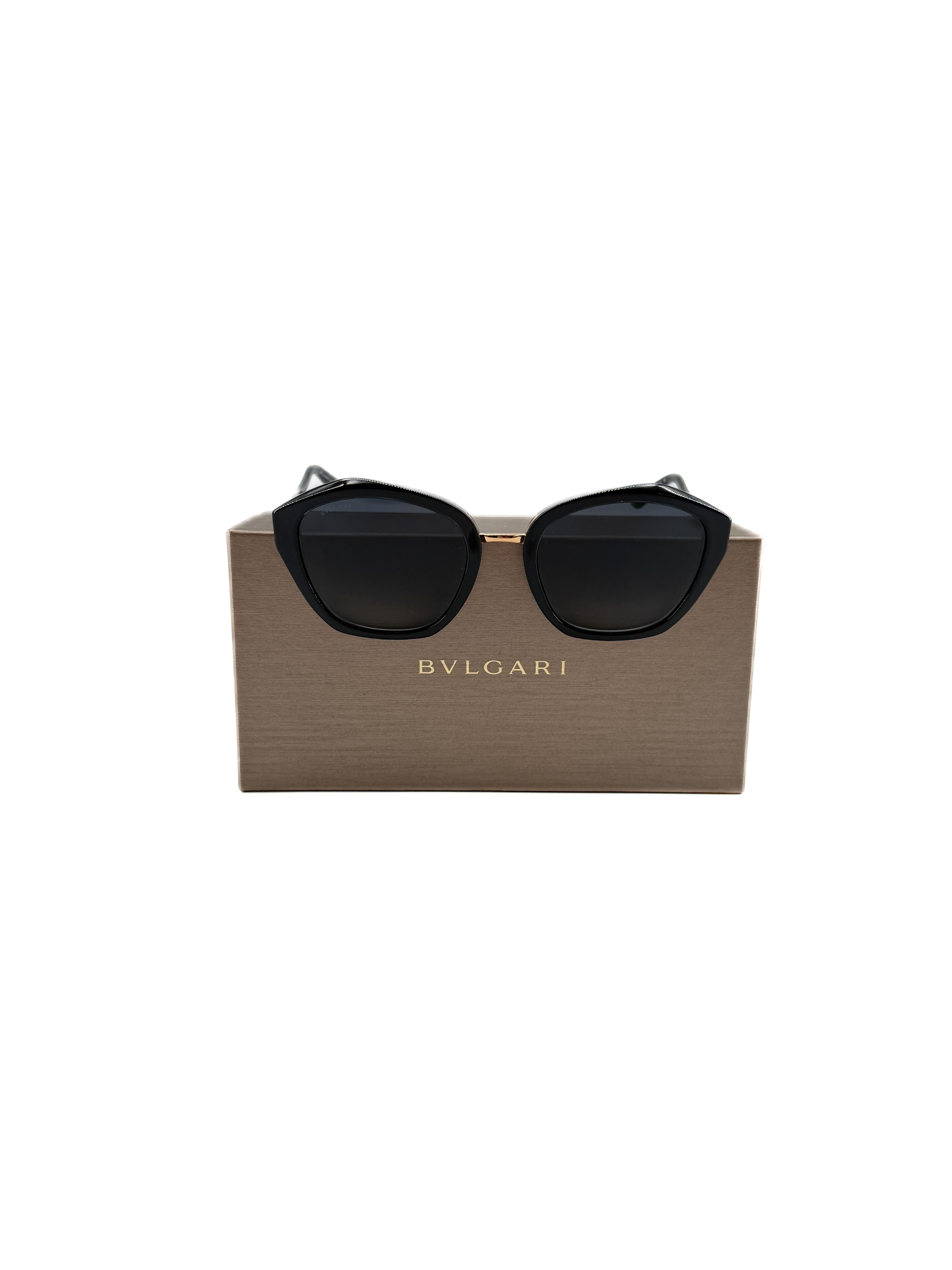 BVLGARI black polarized sunglasses 8234 BOX