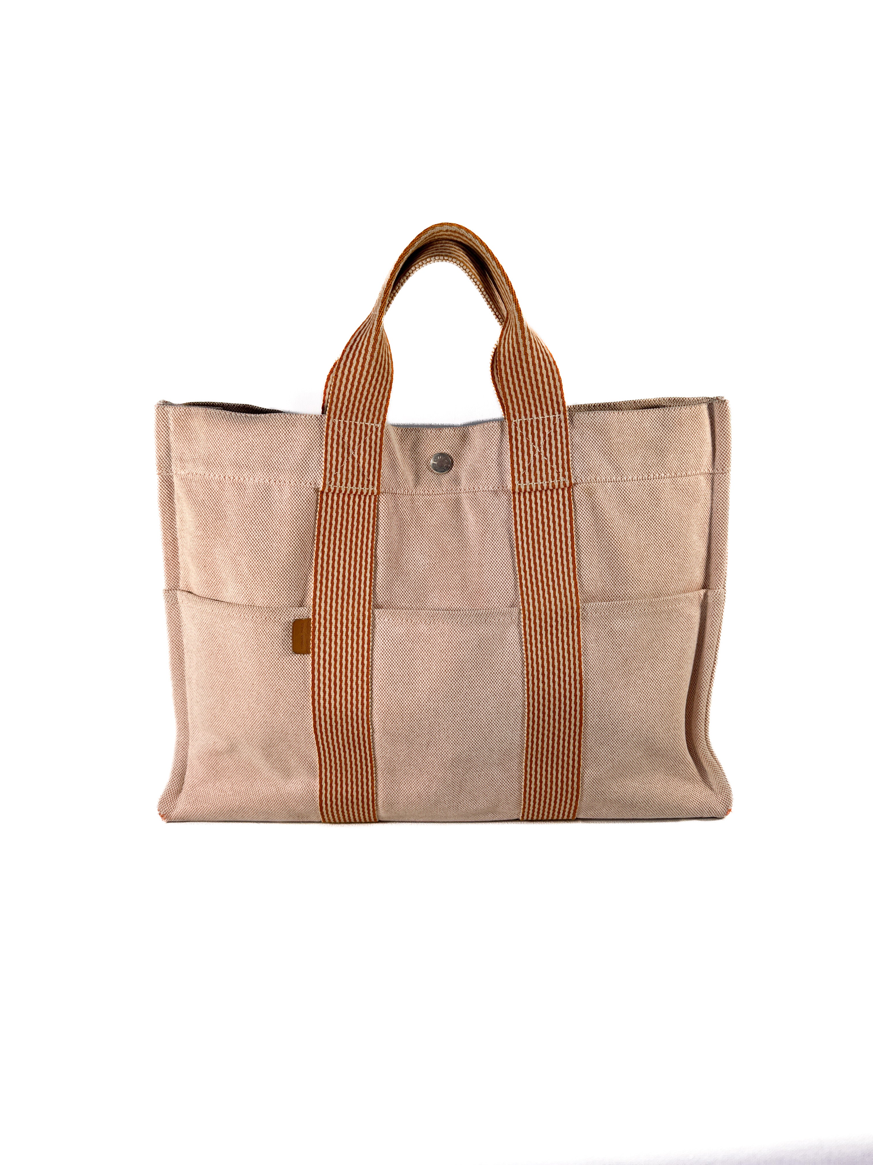 Hermès orange herline new fourre tout MM tote