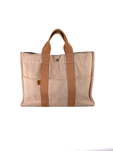 Hermès orange herline new fourre tout MM tote
