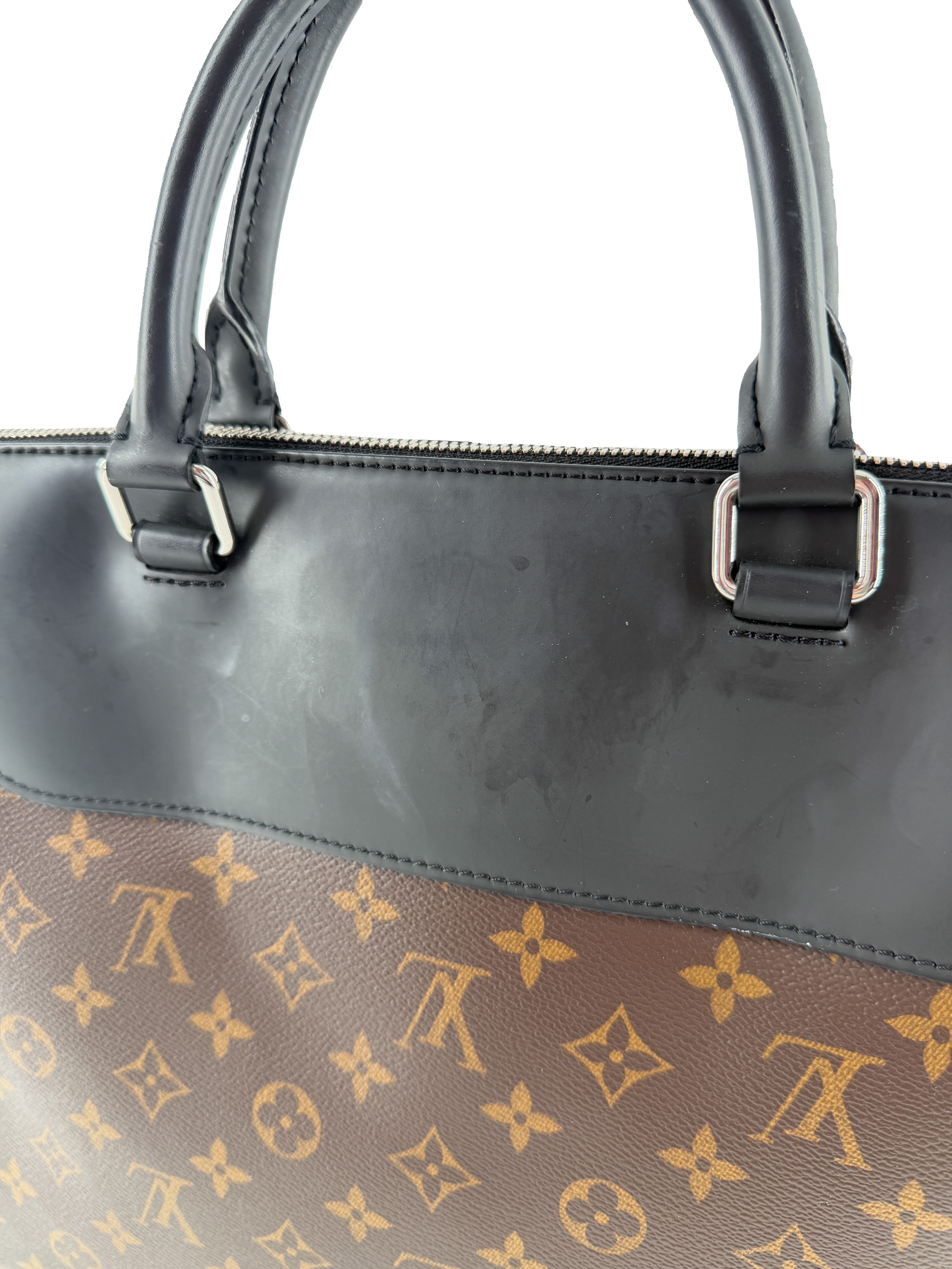 Louis Vuitton monogram black Macassar Porte Documents Jour NM CA3119