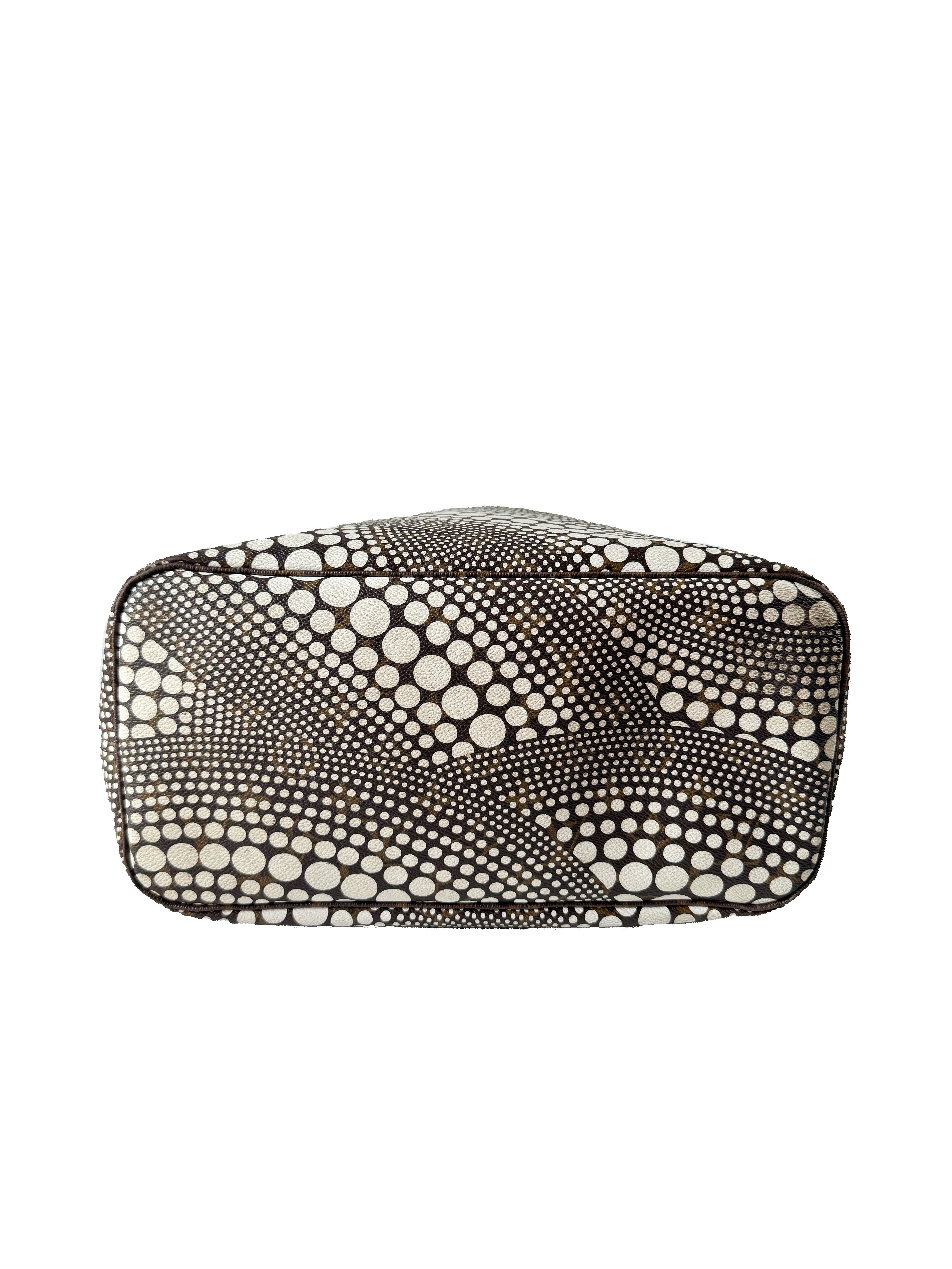 Louis Vuitton Neverfull Tote Limited Edition Kusama Waves Monogram Canvas MM  GI4142