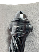 David Yurman black Aluminum Renaissance 7MM cable classic