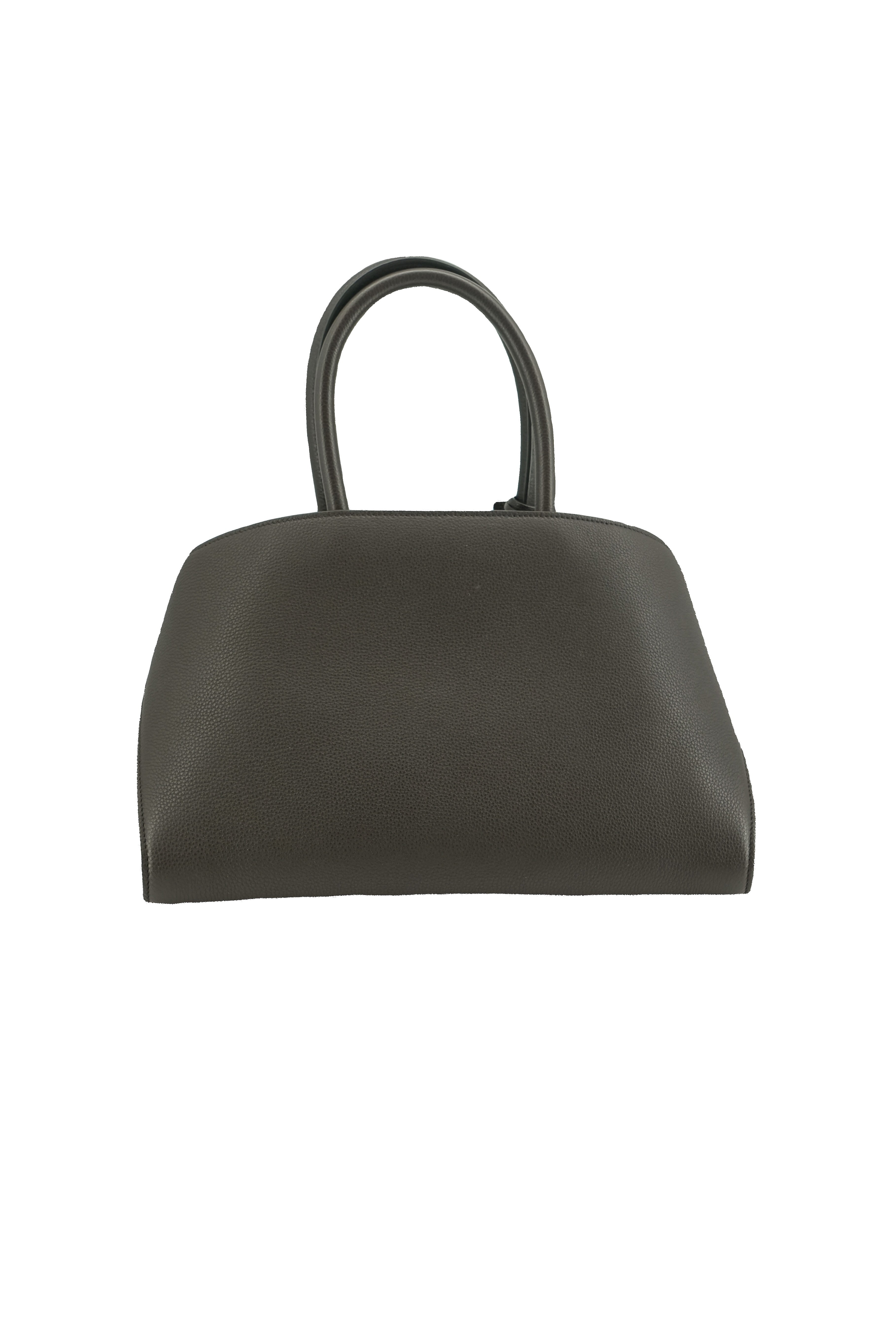 Salvatore Ferragamo calfskin medium Hug bag brown DY-5608