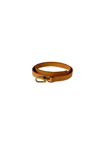 Louis Vuitton brown thin vachetta strap