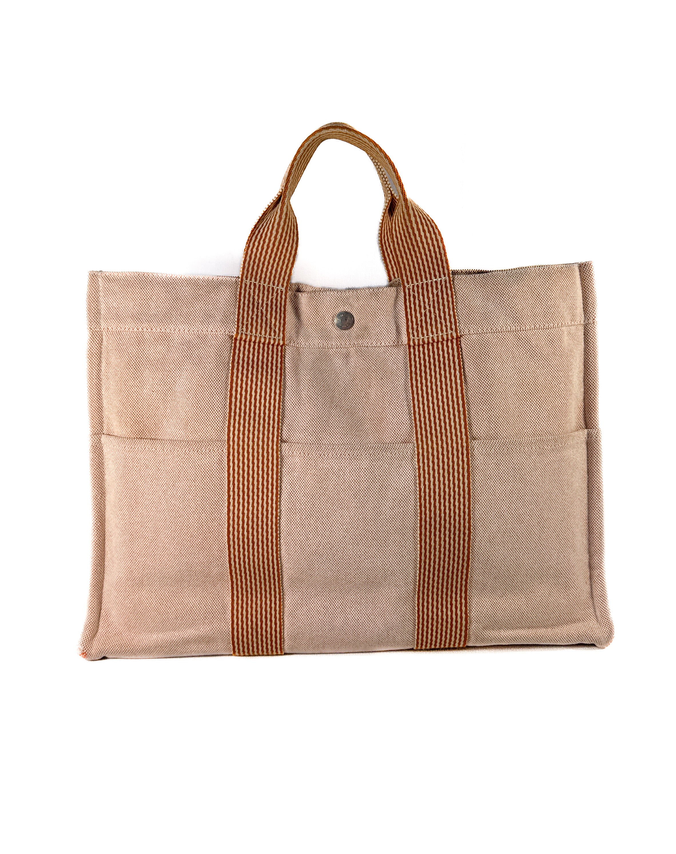 Hermès orange herline new fourre tout MM tote