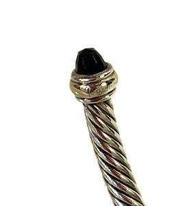 David Yurman 4mm cable classic onyx bracelet
