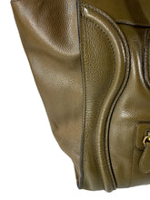 Celine olive leather mini luggage tote S-PA-1121