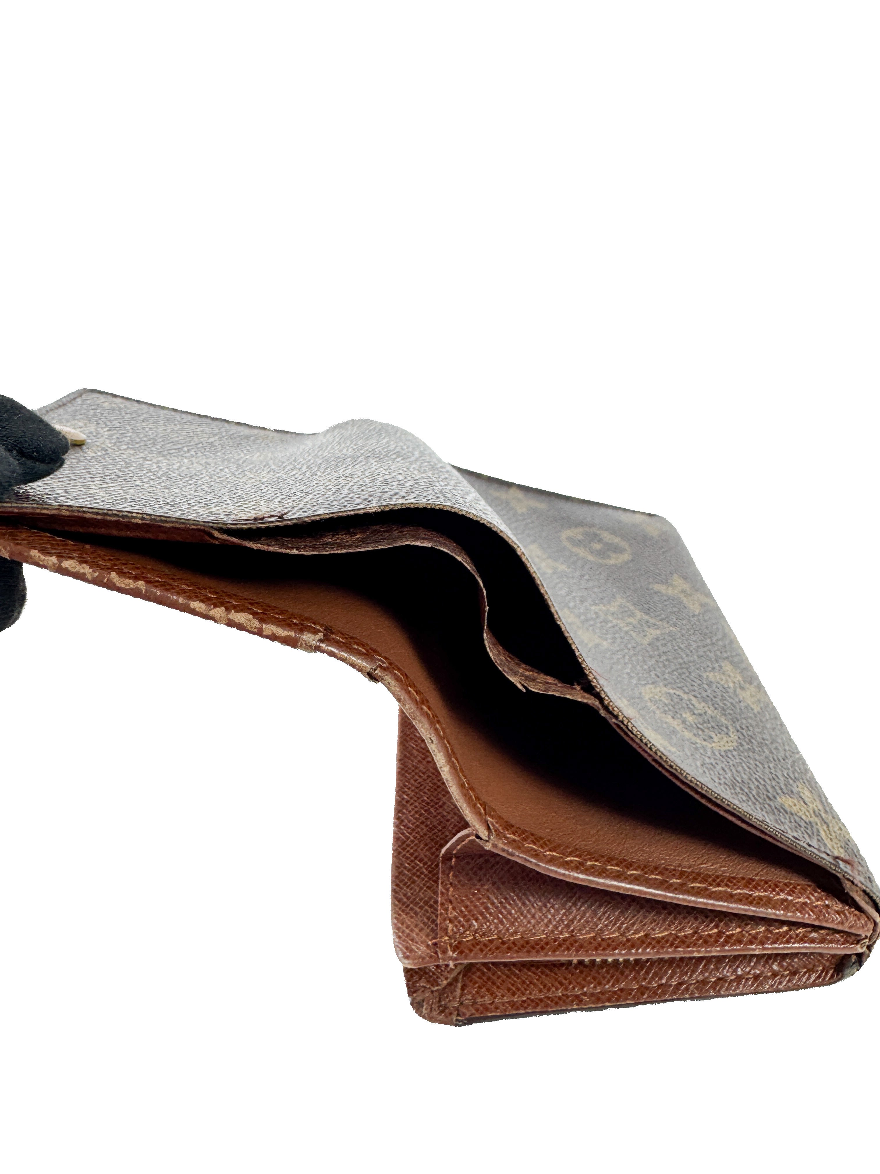 Louis Vuitton monogram Porte Monnaie Billets Tresor wallet  CA0062