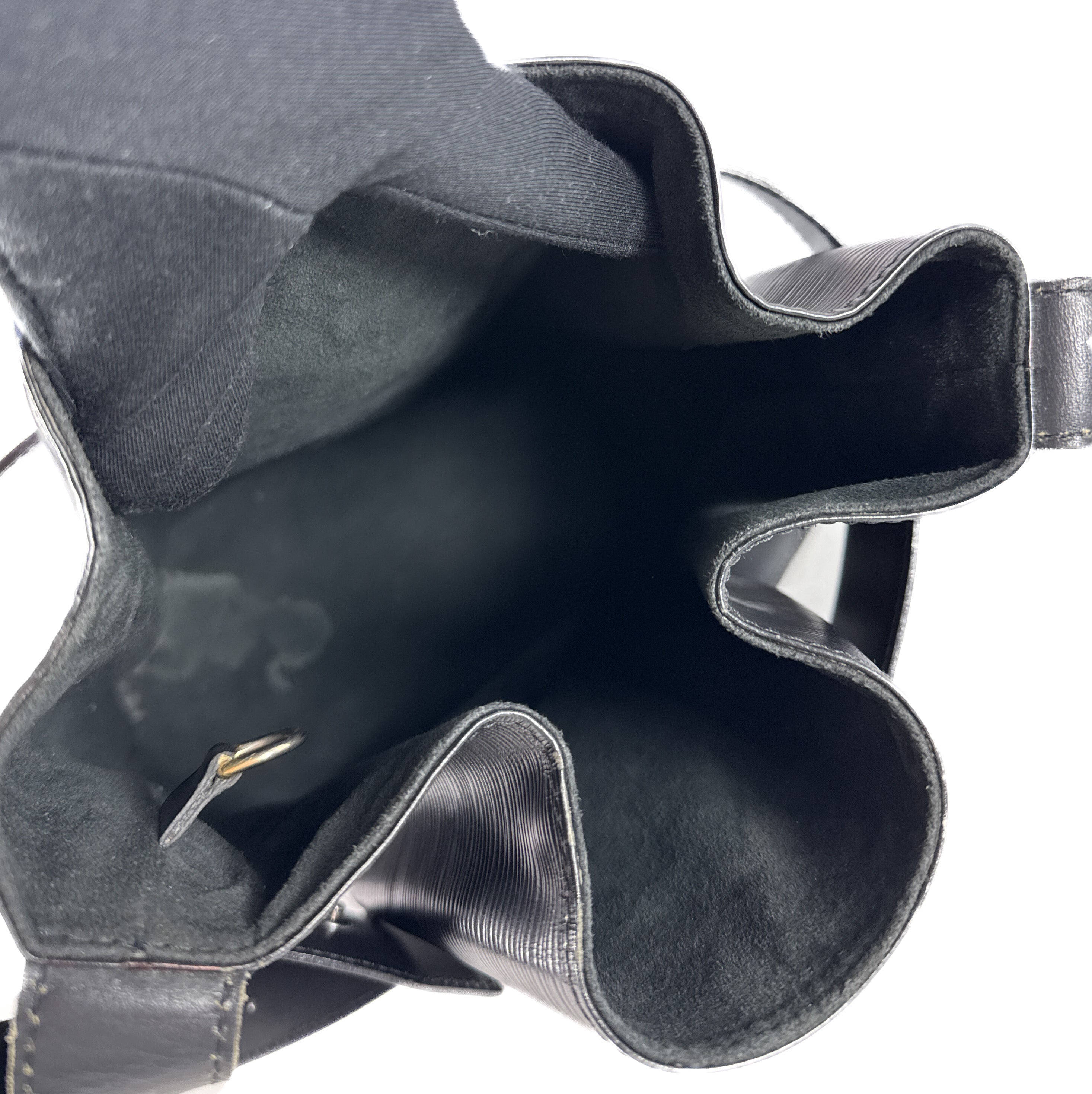 Louis Vuitton black epi Sac D'Epaule PM VI1918