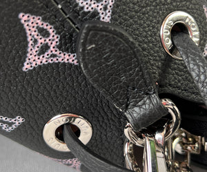 Louis Vuitton Bella Bucket Bag Mahina Leather Silver Color Hardware –  EliteLaza