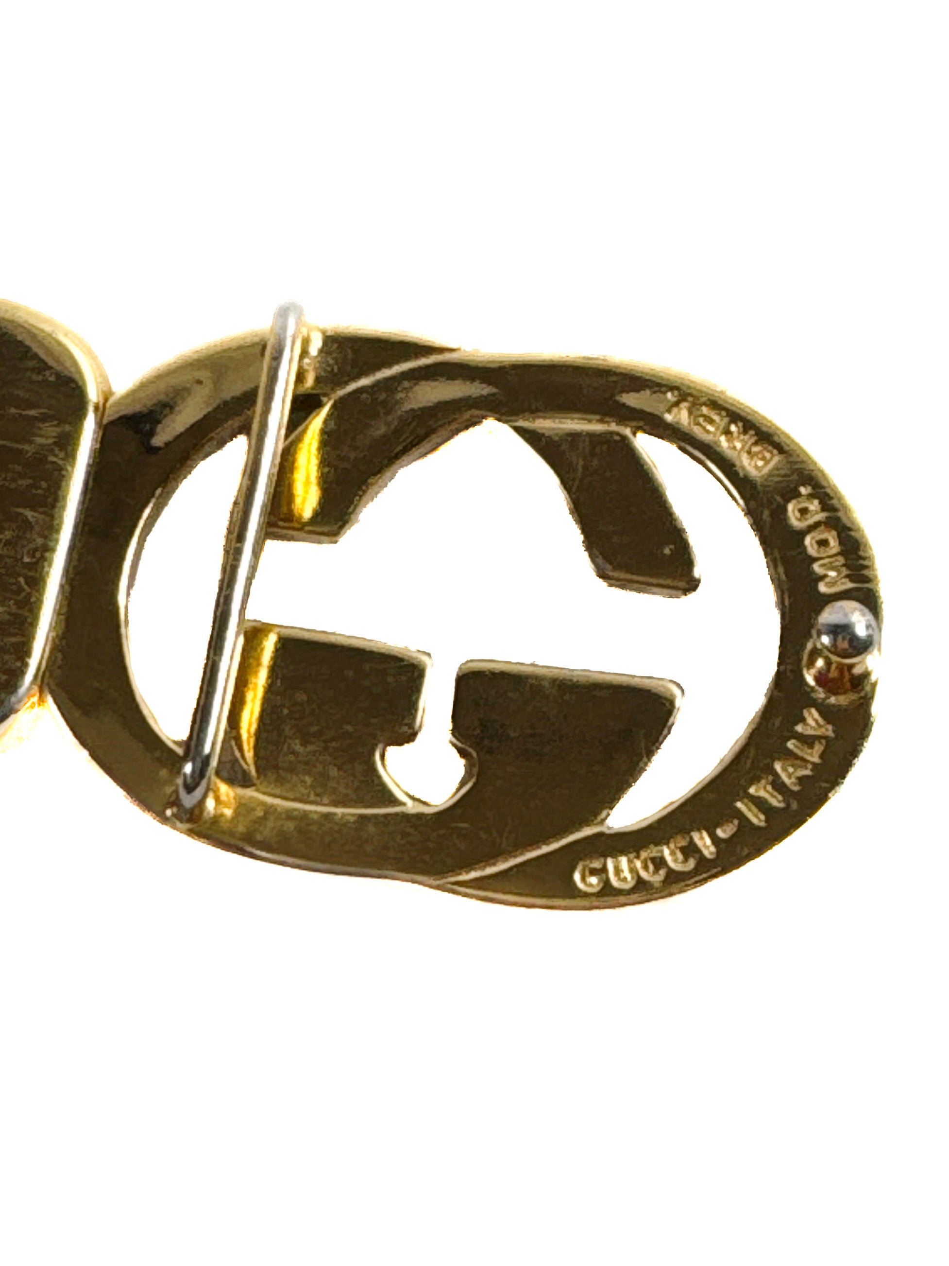 Gucci brown/black leather reversible vintage belt 100 40 (fits 14-18 jean size women)