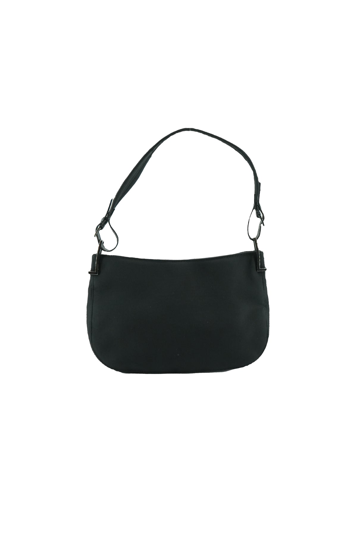 Gucci black nylon shoulder bag 002058