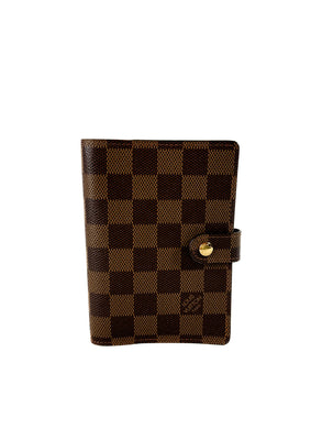 Louis Vuitton damier ebene agenda PM