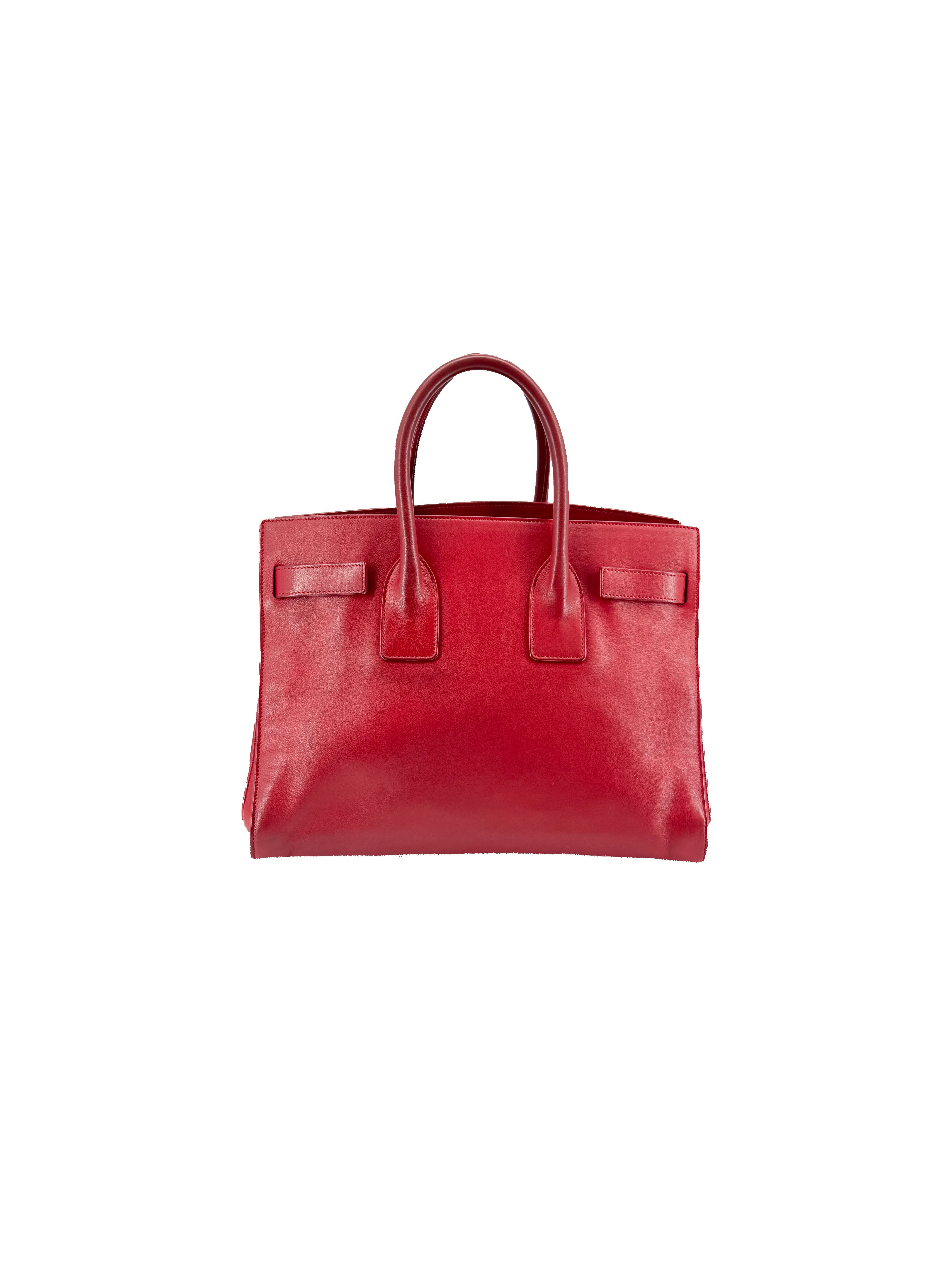 Saint Laurent red small Sac Du Jour 324823-527276