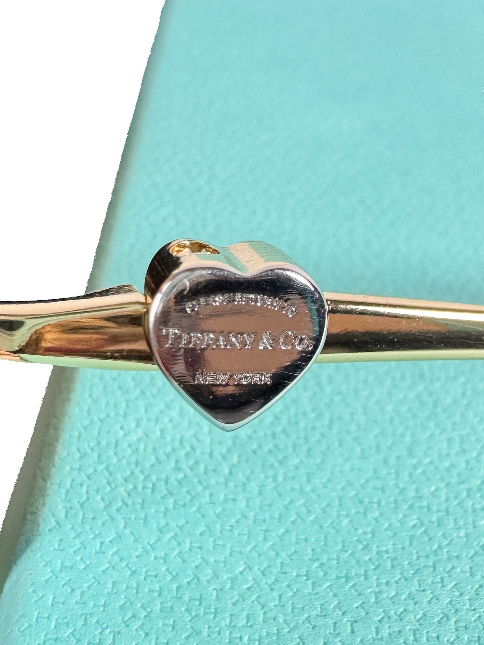 Tiffany & Co blue metallic return to aviator sunglasses TF3021