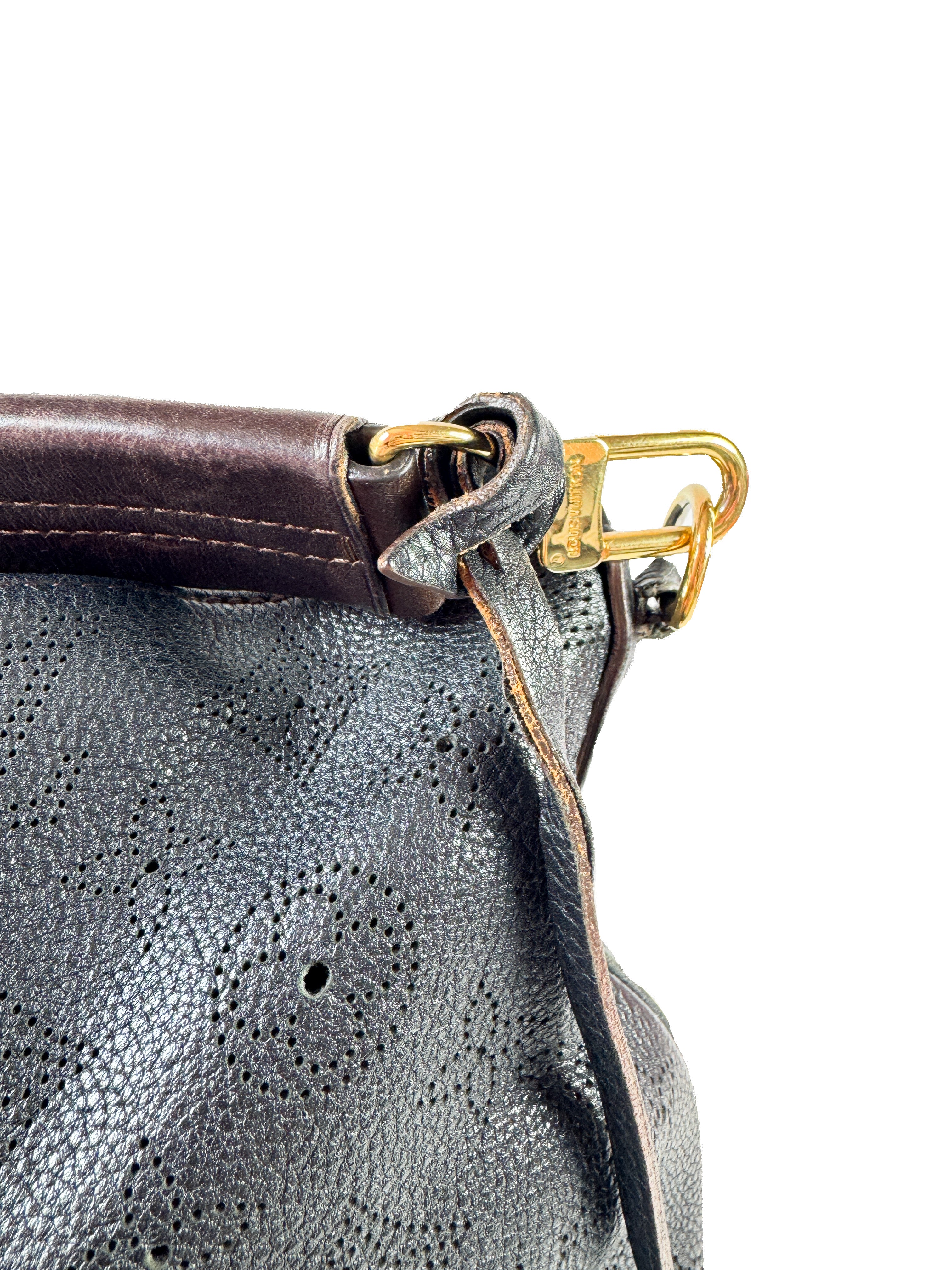 Louis Vuitton black/brown Mahina Selene PM TH0112