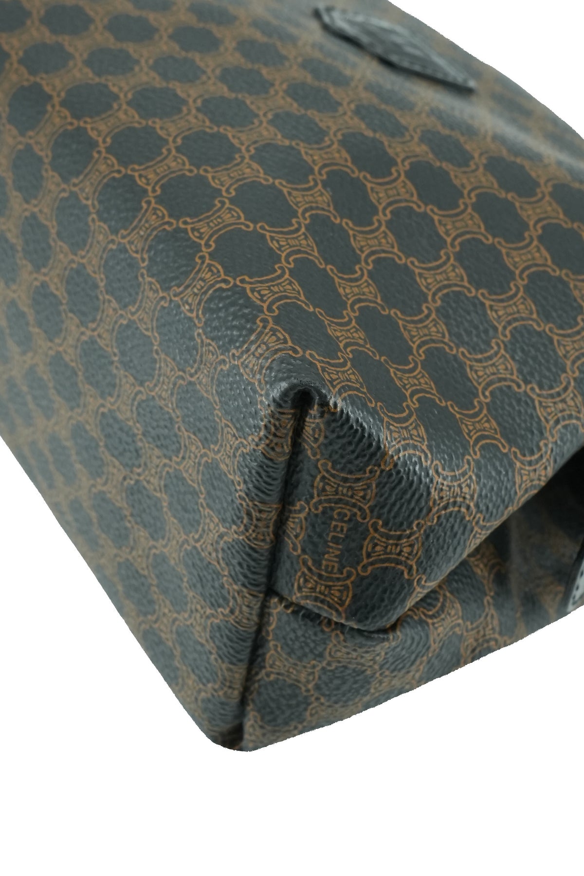Celine black/brown vintage Macadame pouch MC97/2