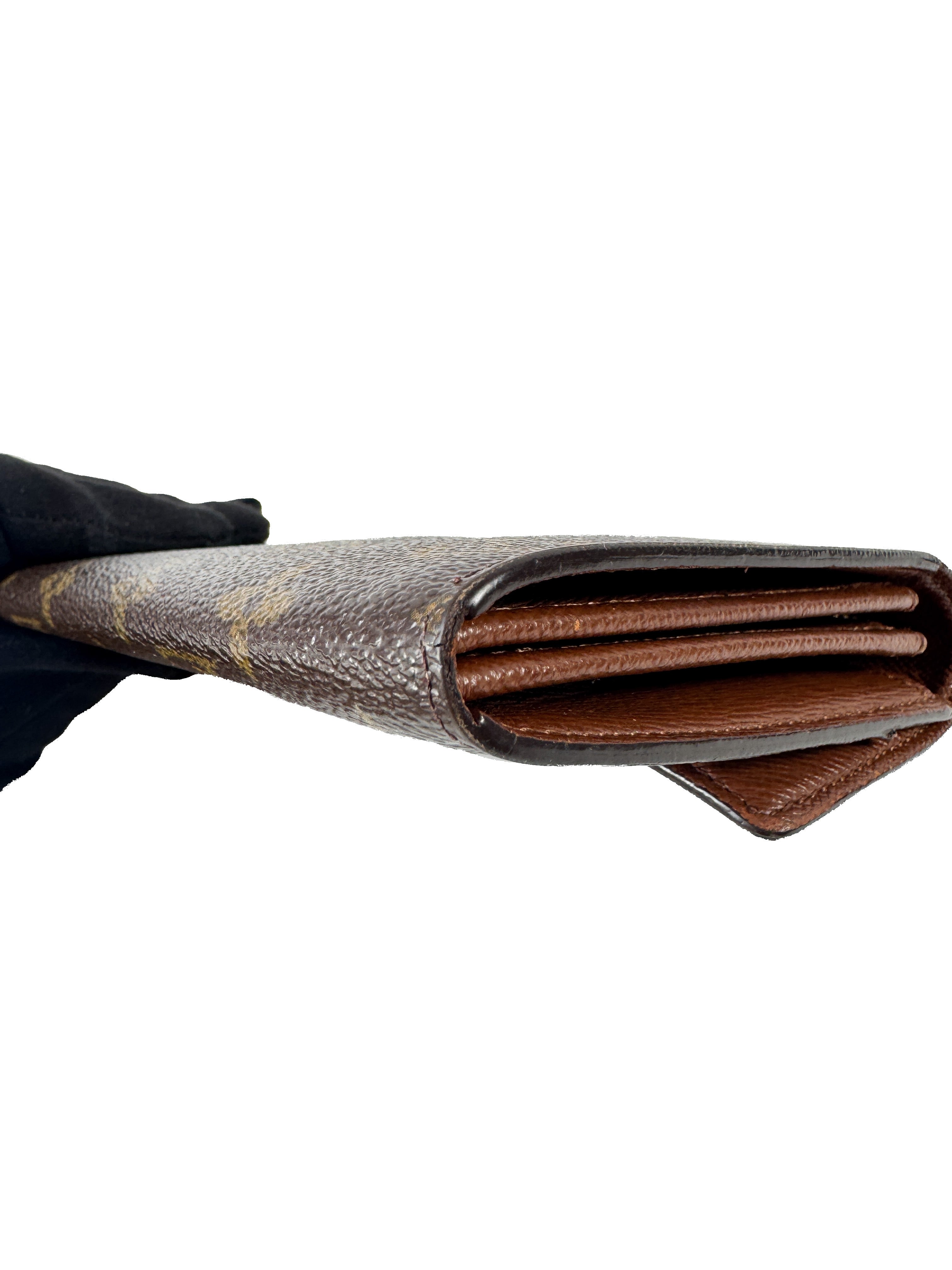 Louis Vuitton monogram vintage Porte Monnaie long wallet MB0093